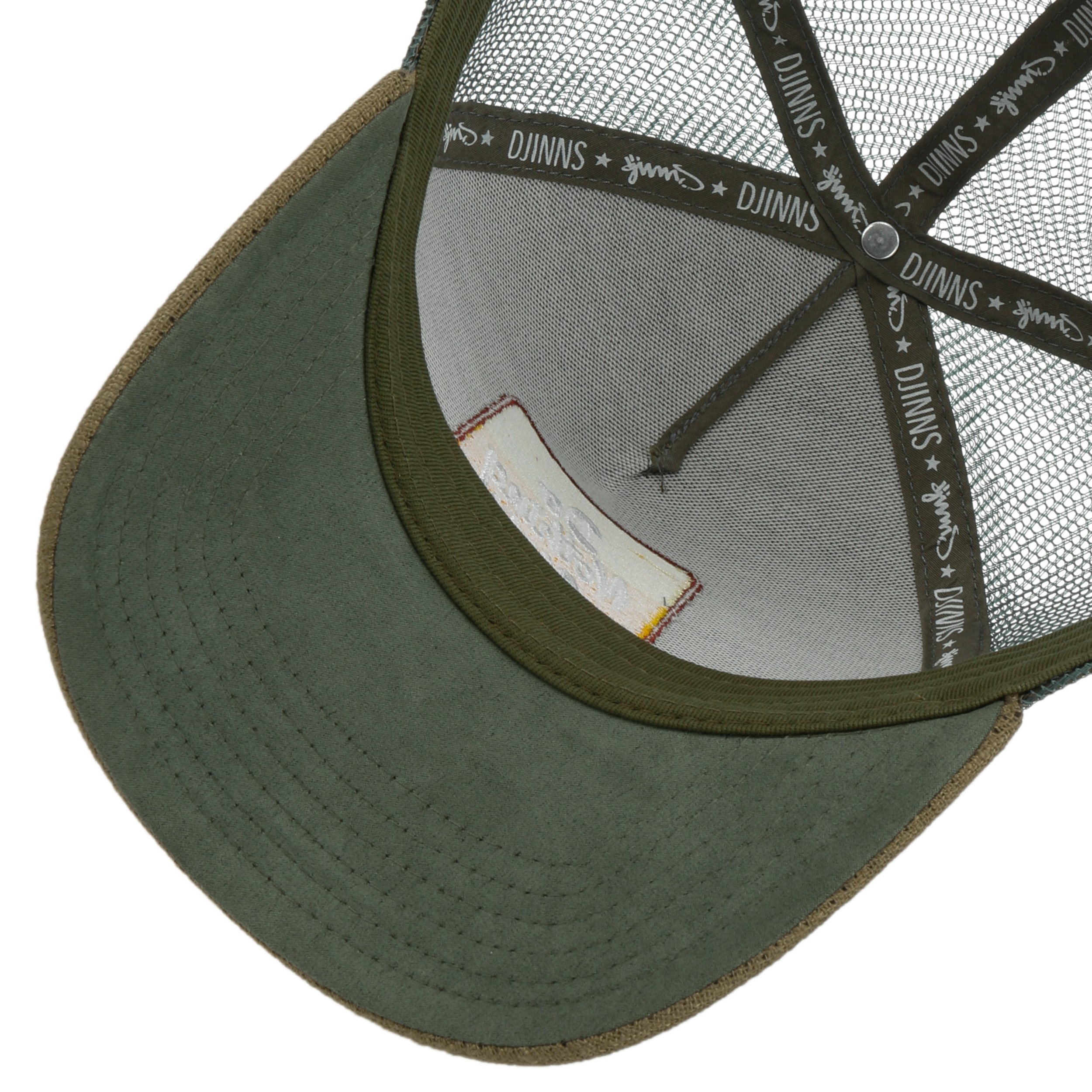 Djinns Hippy Canvas Hft Trucker Cap Djinns, HFT DNC Black #29432, One size