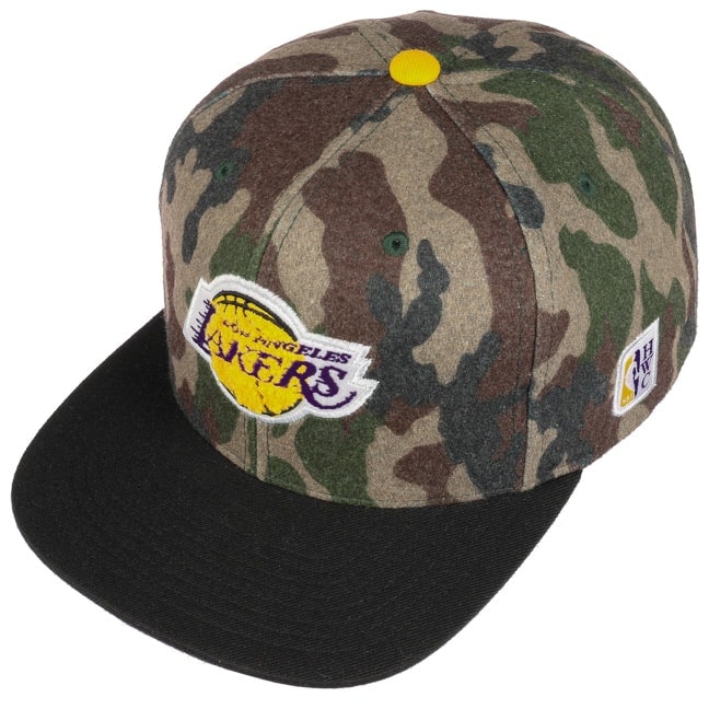 camo lakers hat