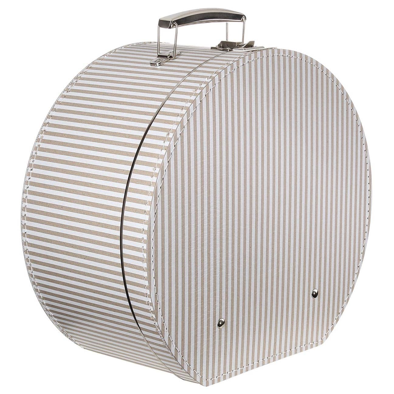 Hat Box Beige Stripes by Lierys 59.95