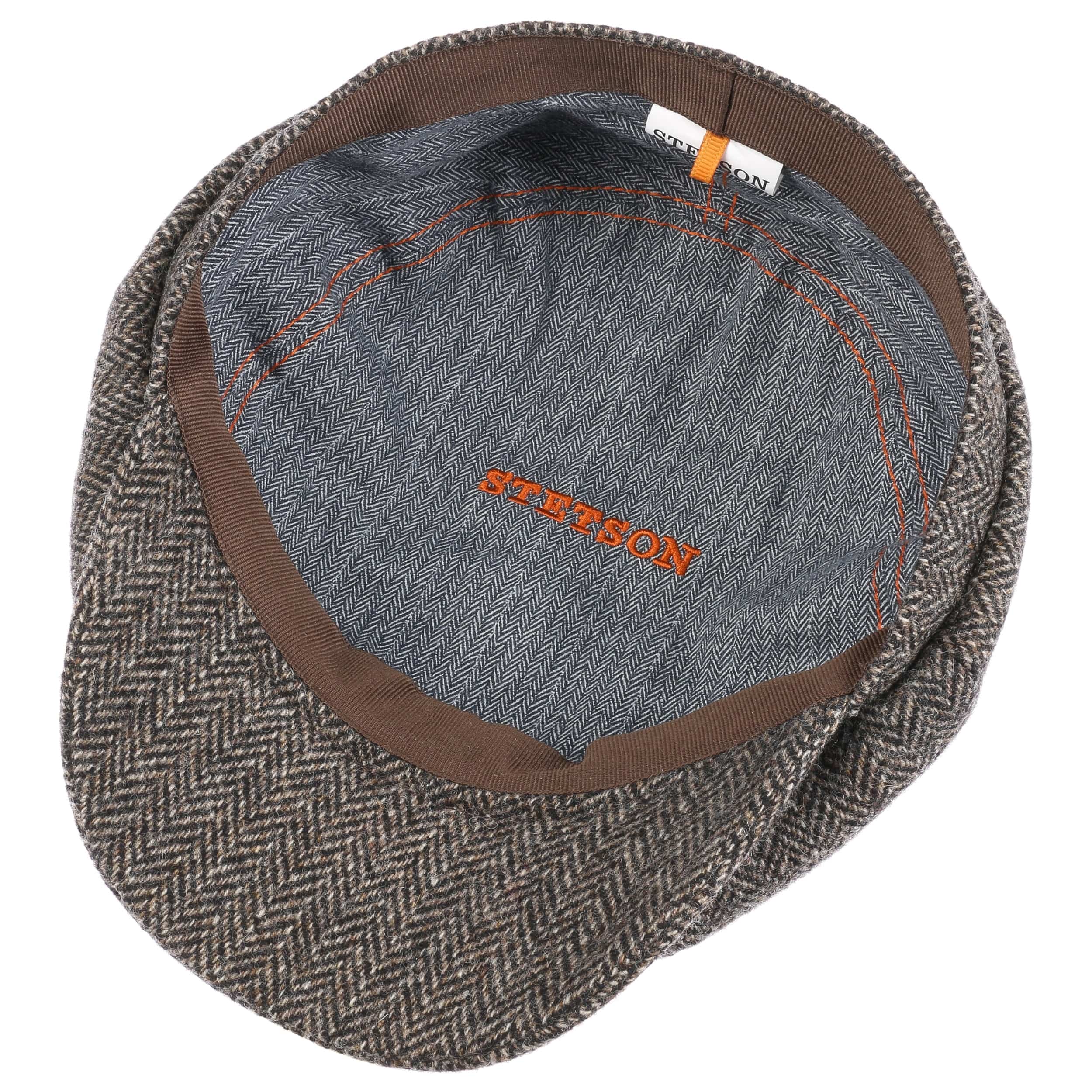 Hatteras Classic Wool Flat Cap by Stetson - £99.00