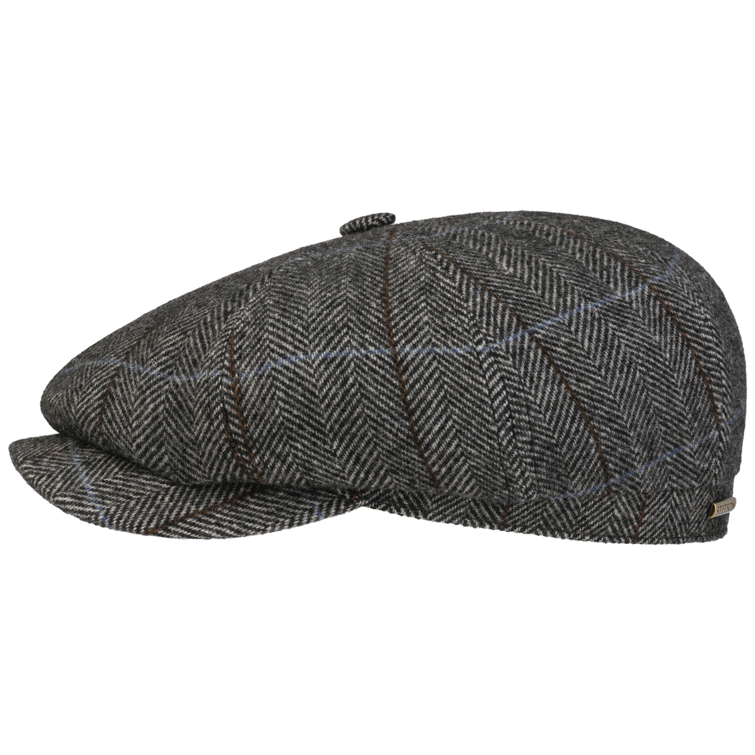 Hatteras Gallanger Wool Flat Cap by Stetson