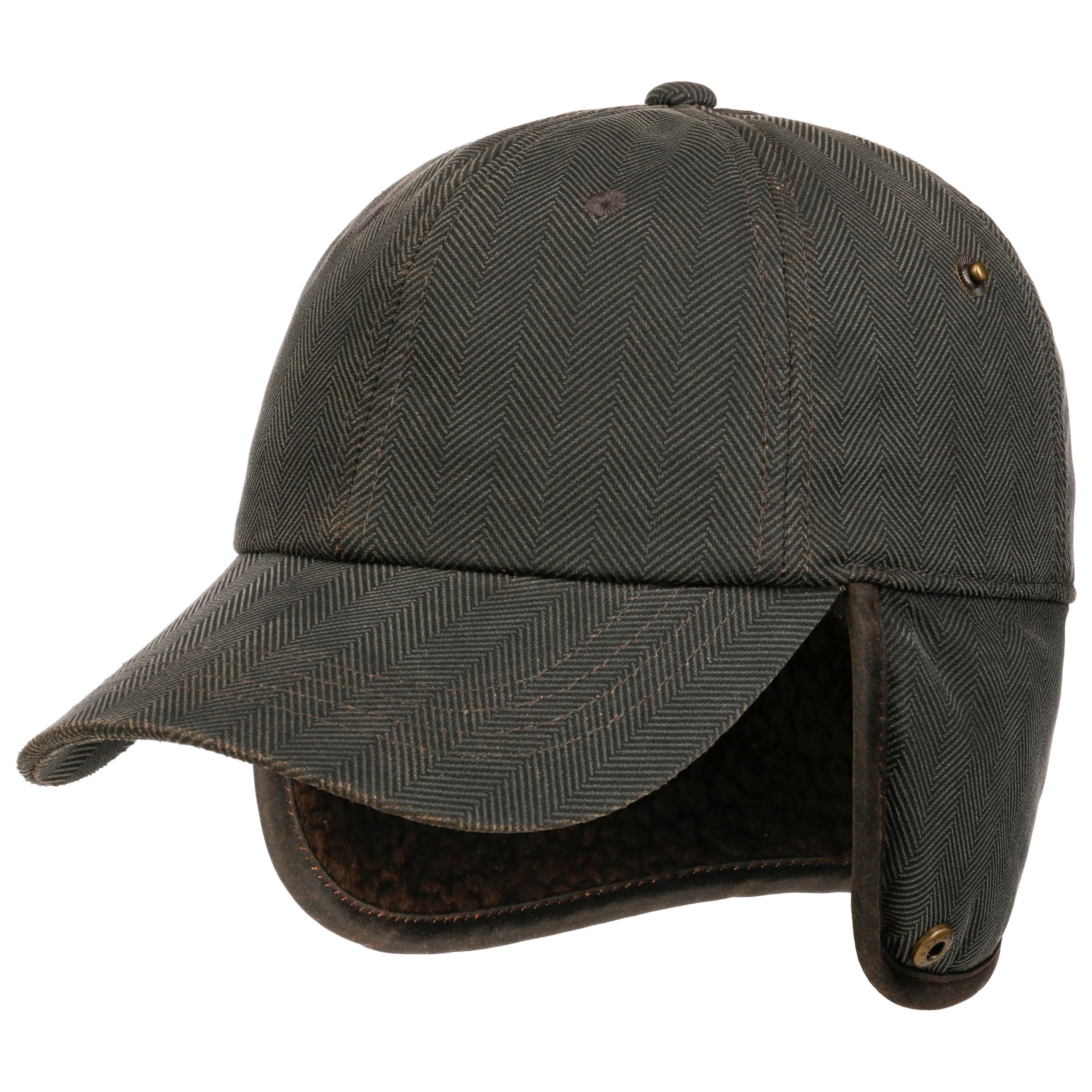 Herringbone Cap with Ear Flaps by Stetson - £49.00