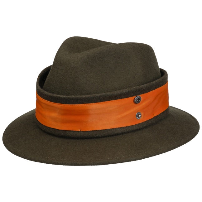 Orange felt hunting hats shop