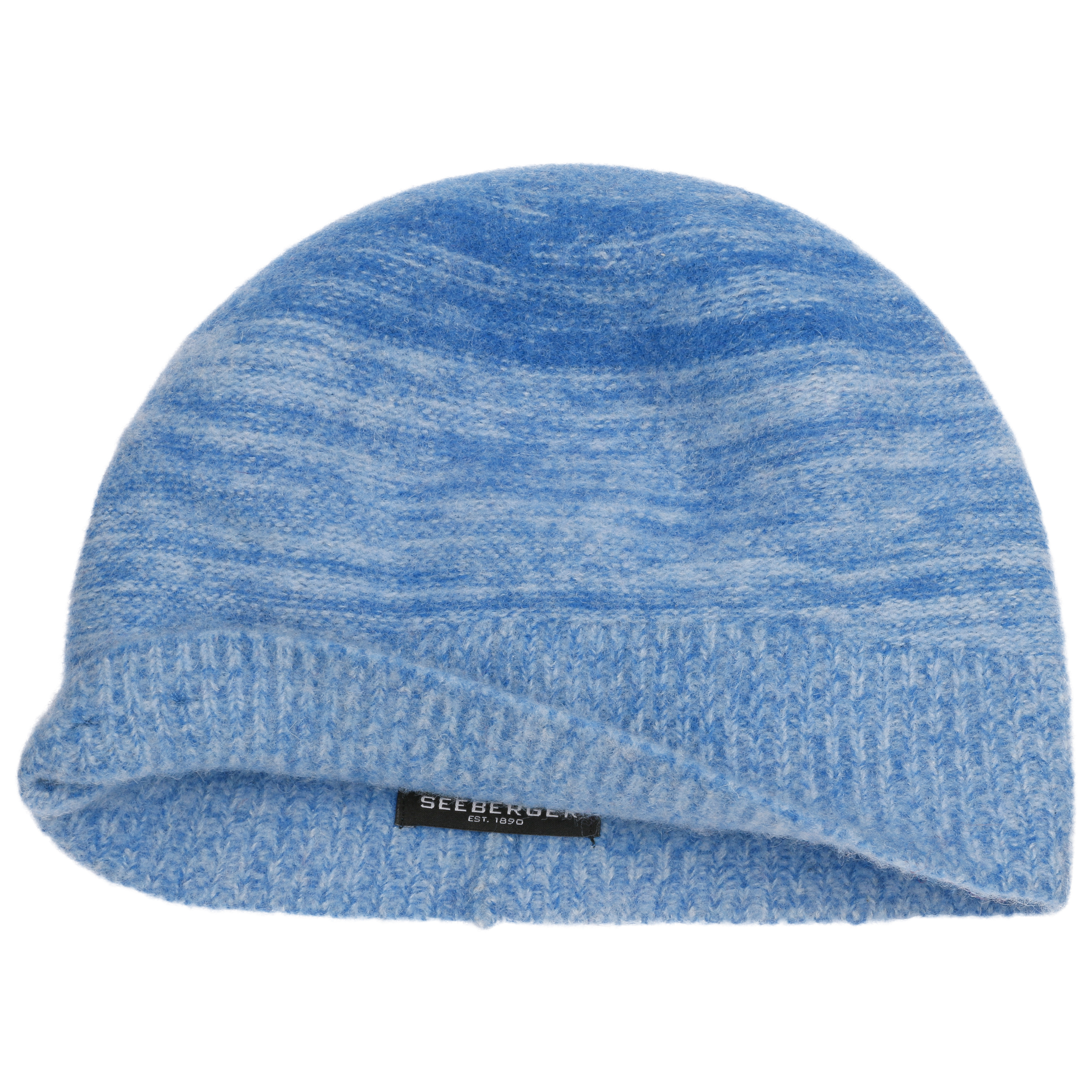 blue wool beanie