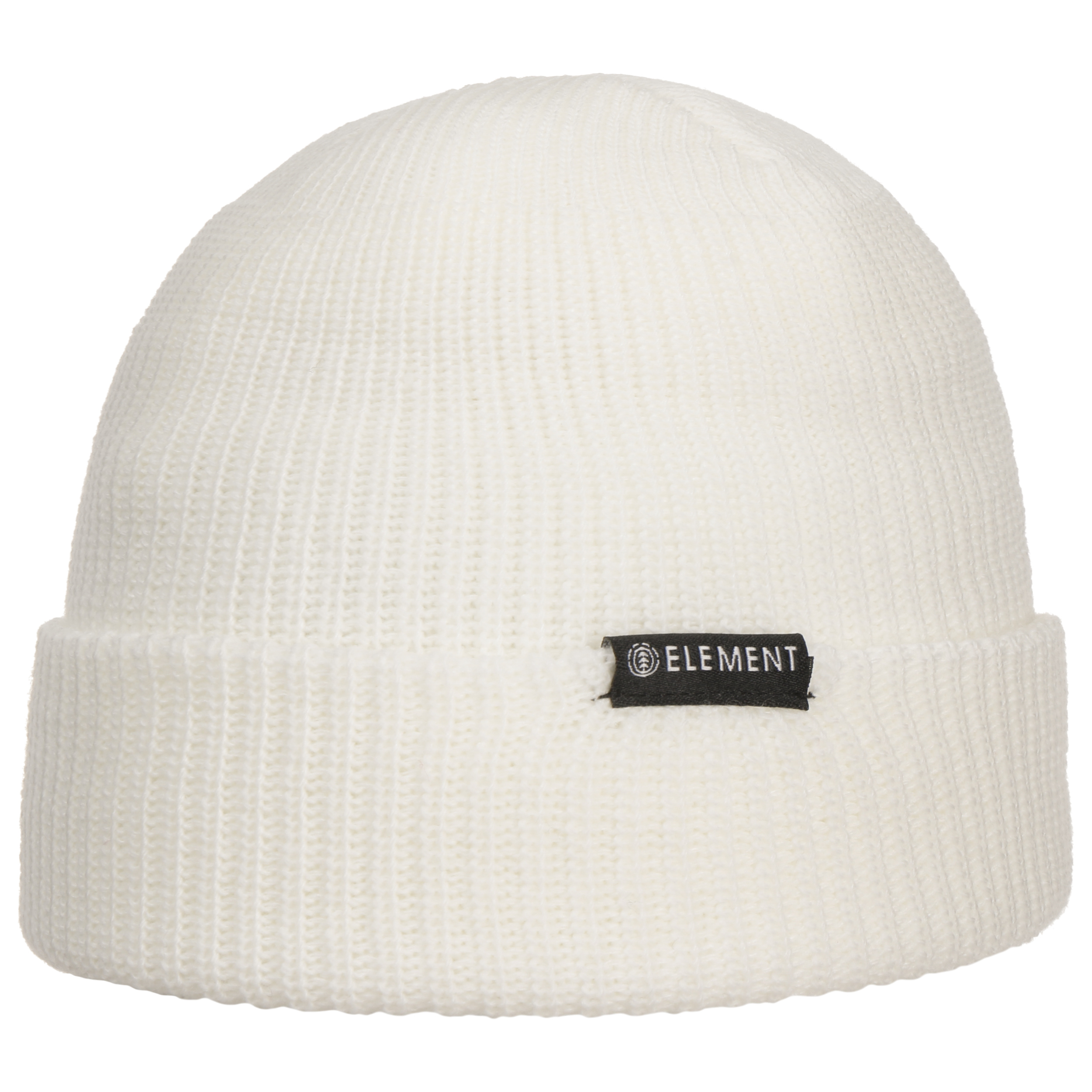 white cream beanie