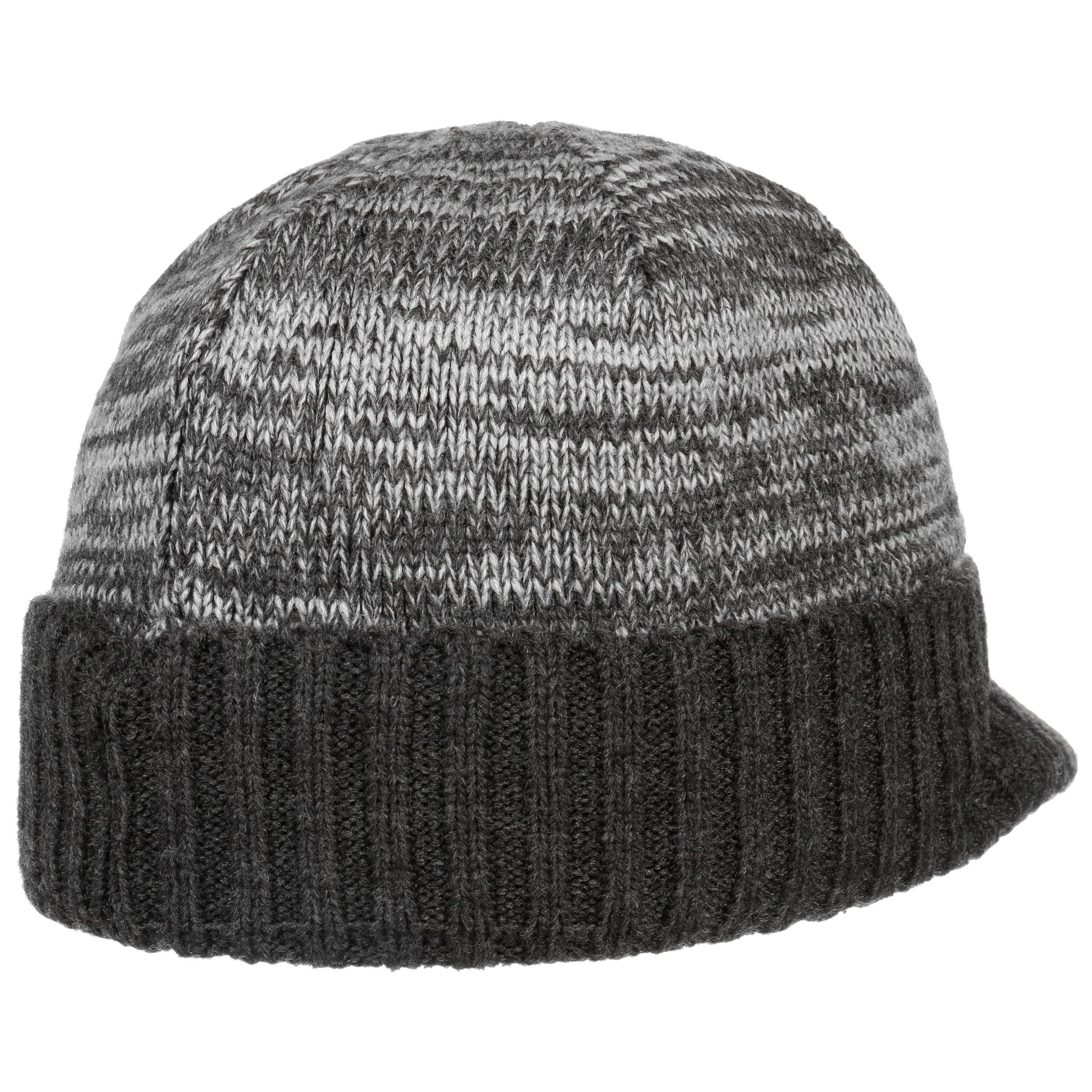 Kids Knit Hat with Visor by Sterntaler Col. Grey, Size 53 cm