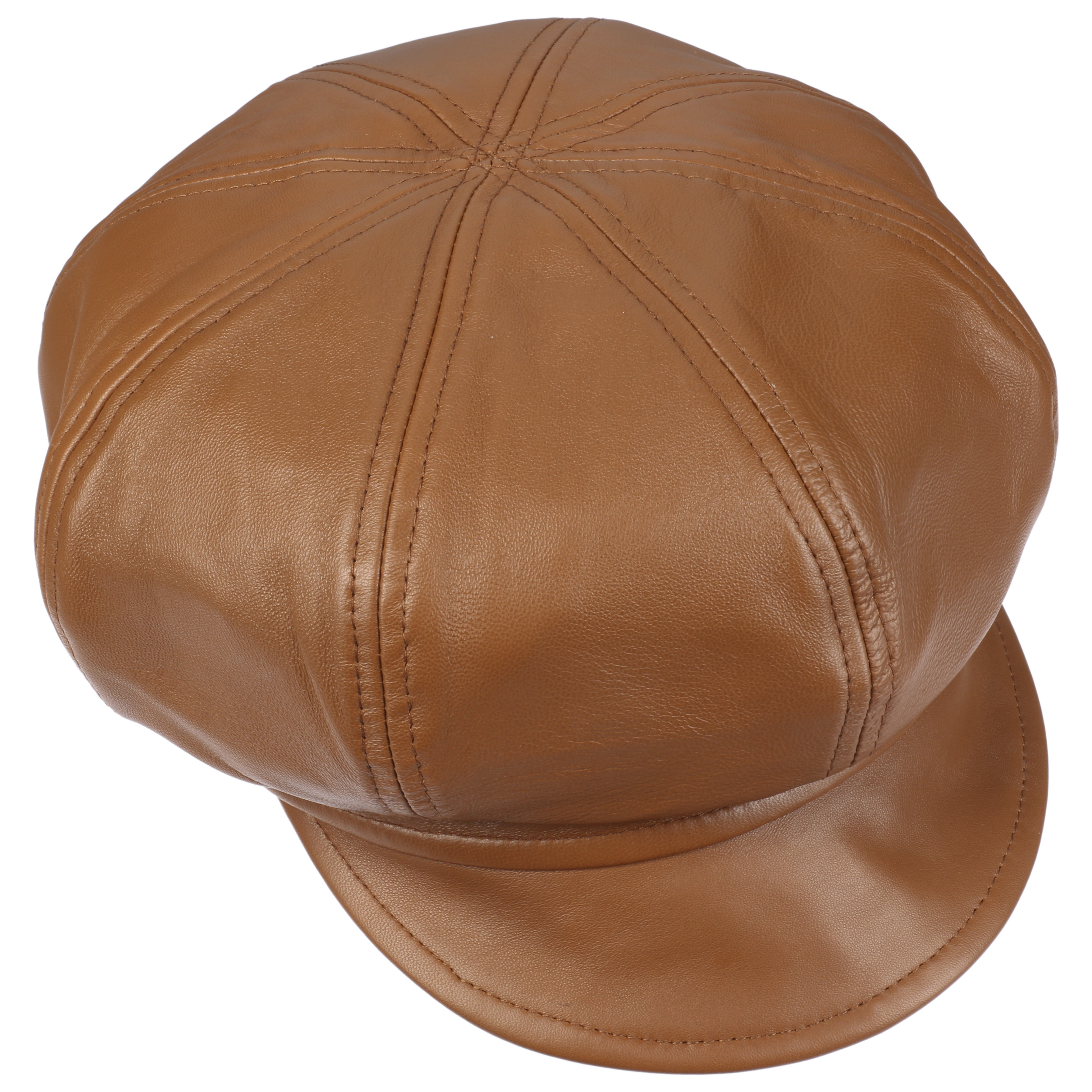 Leather Newsboy Cap by Seeberger £76.95