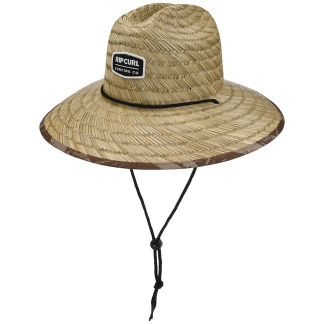 Tillys Hat Men Palm Fiber Big Brim Straw Lifeguard Sun Hat