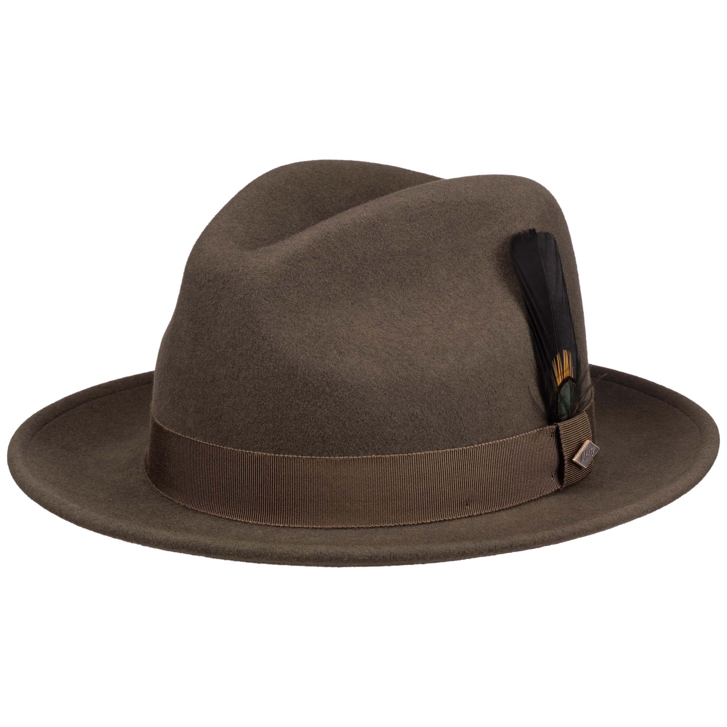 Lormont Lite Felt Fedora Hat by JJ Hats - £186.95