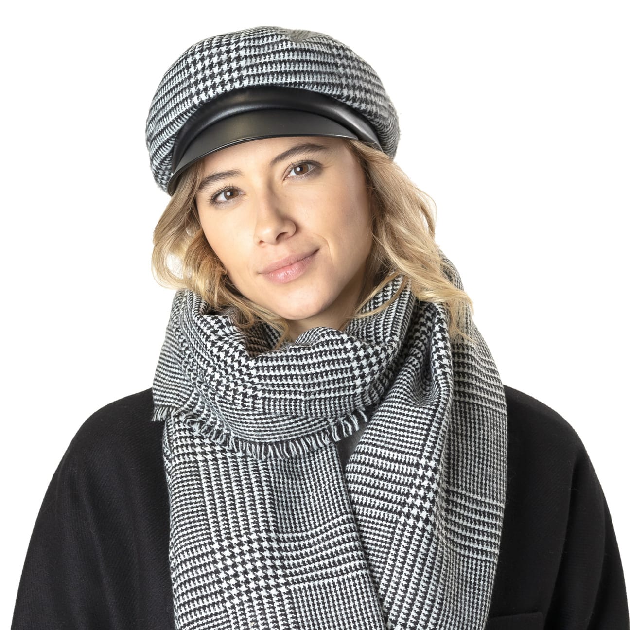 women's houndstooth scarf