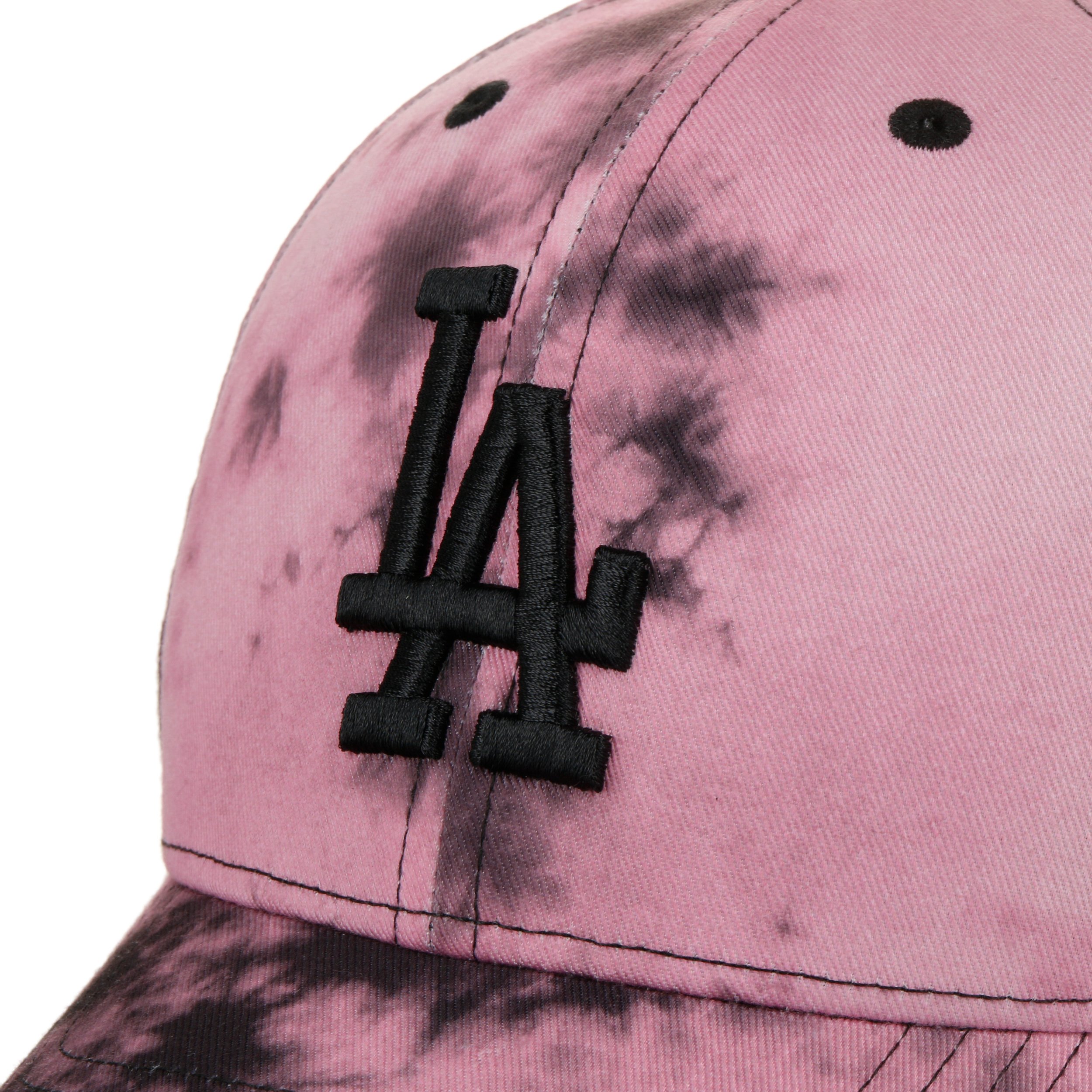 47 Brand Los Angeles LA Dodgers Clean Up Hat Cap Rose Pink/White