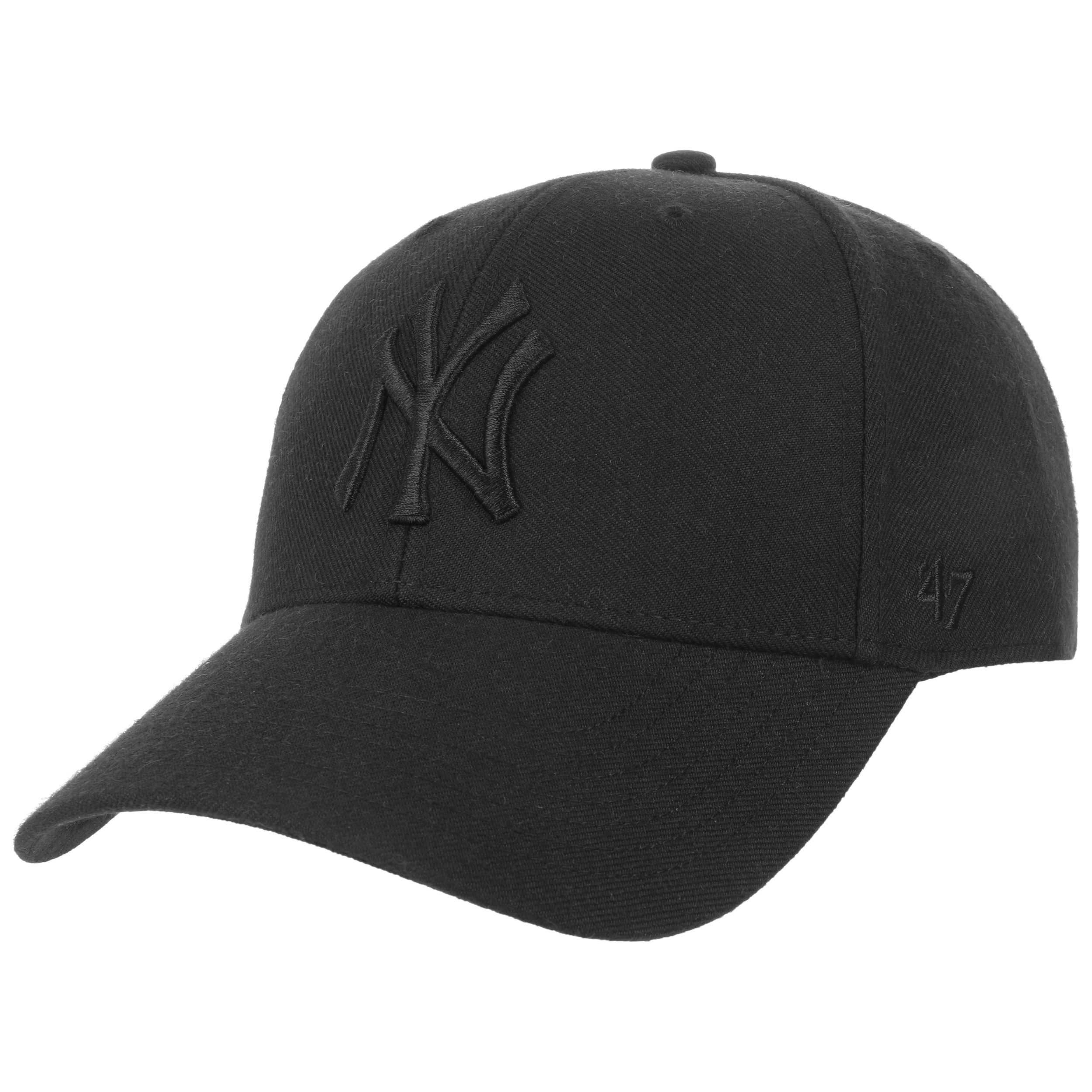 47 Brand MLB LA Dodgers baseball cap in black with small logo  ASOS