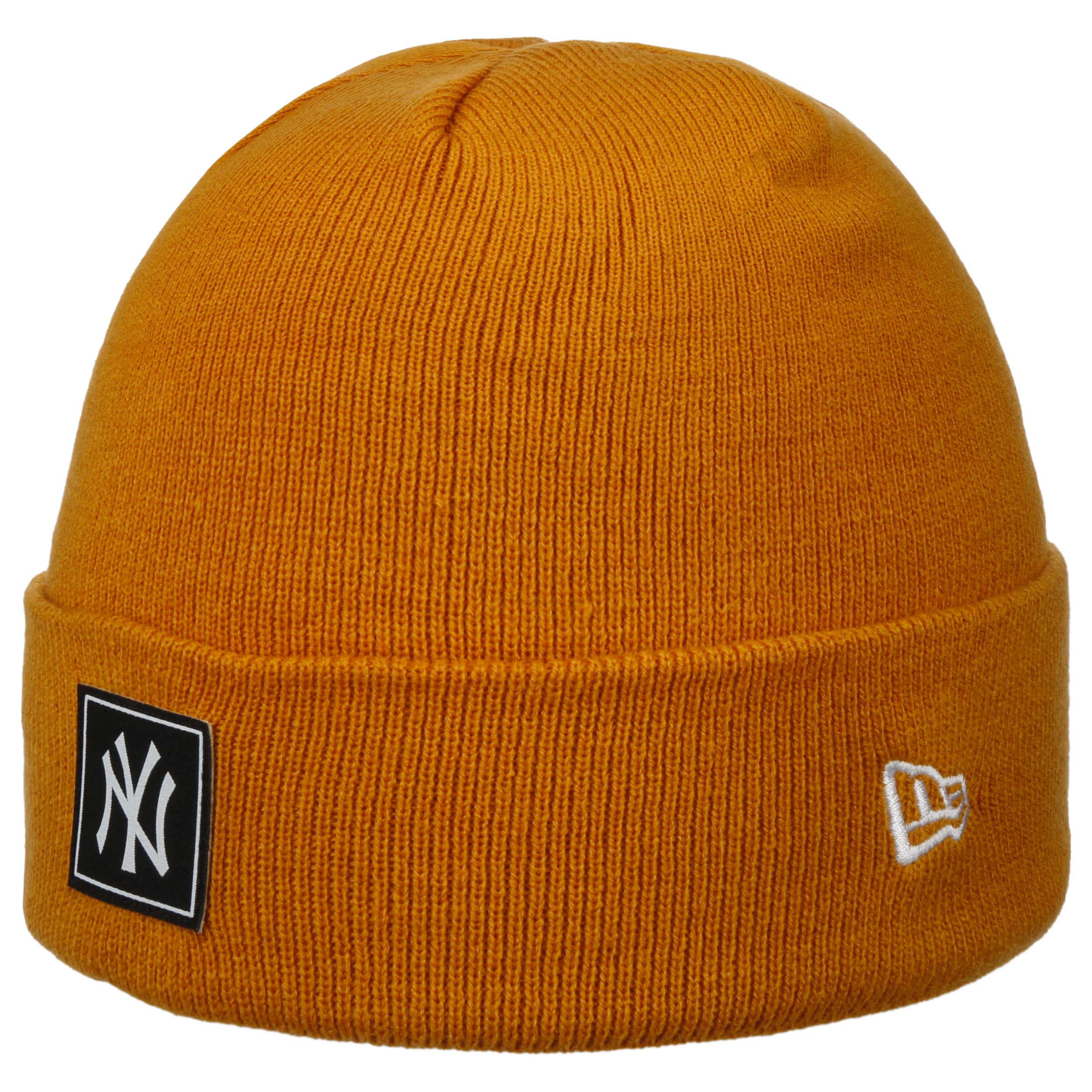 Official New Era Essential New York Yankees Black Womens Cuff Knit Beanie