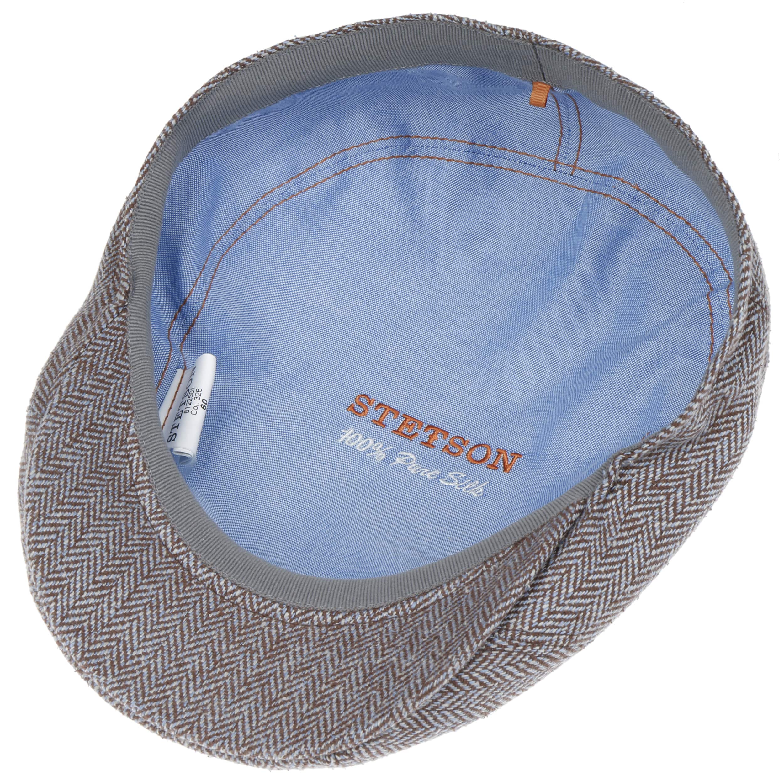 Madison Silk Flat Cap by Stetson 99.00