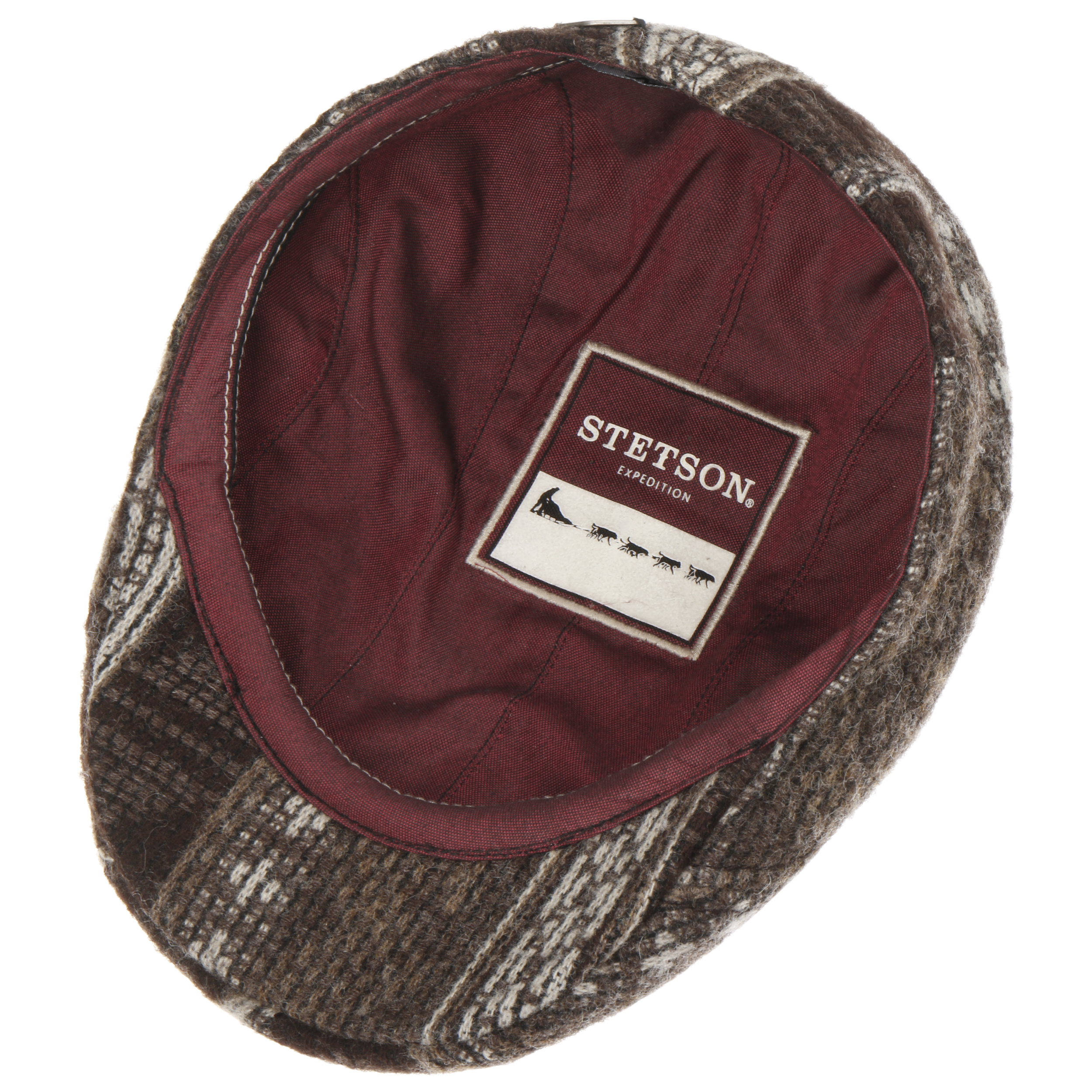 Madison Woolrich Flat Cap by Stetson £59.00