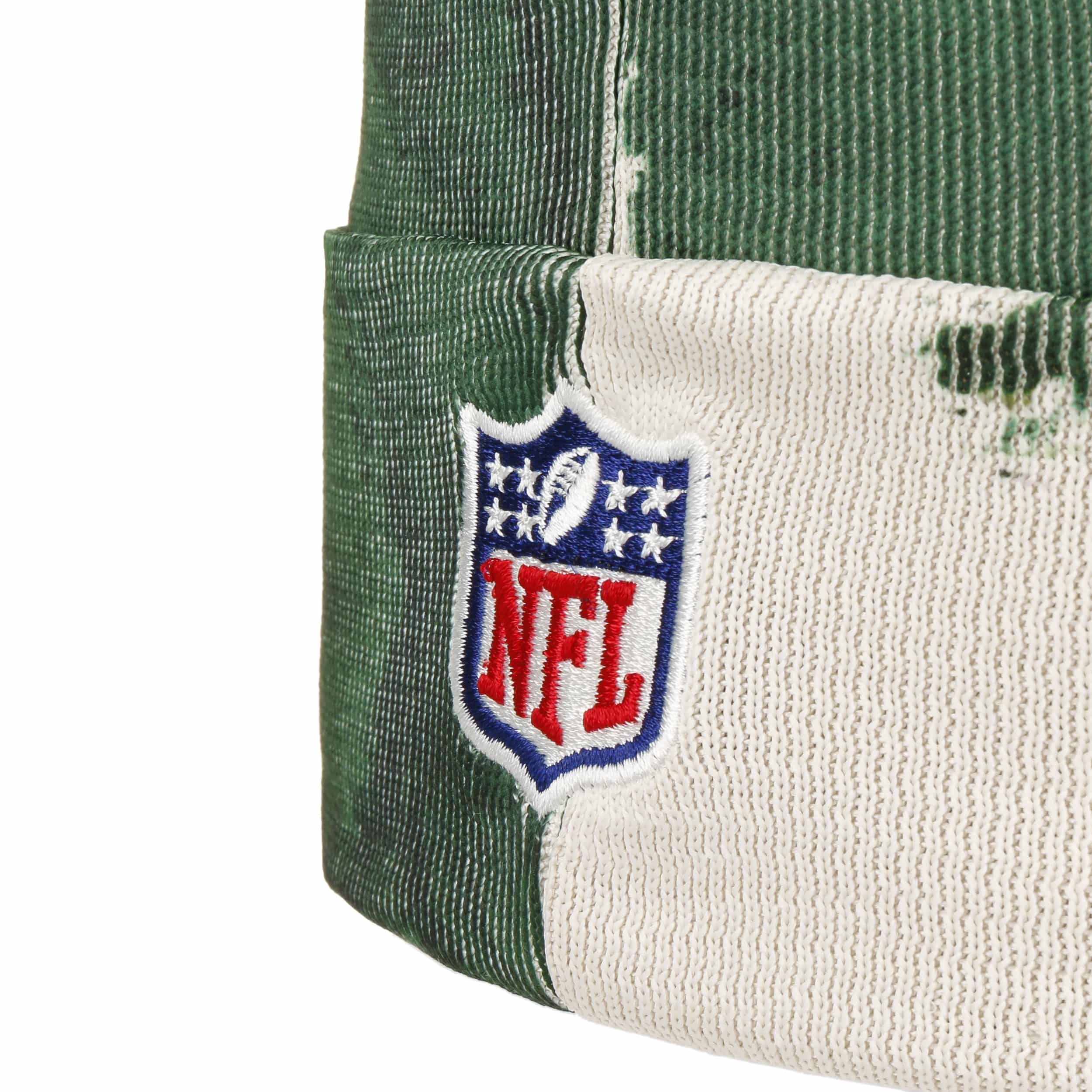 new era men's philadelphia eagles sideline ink green knit hat