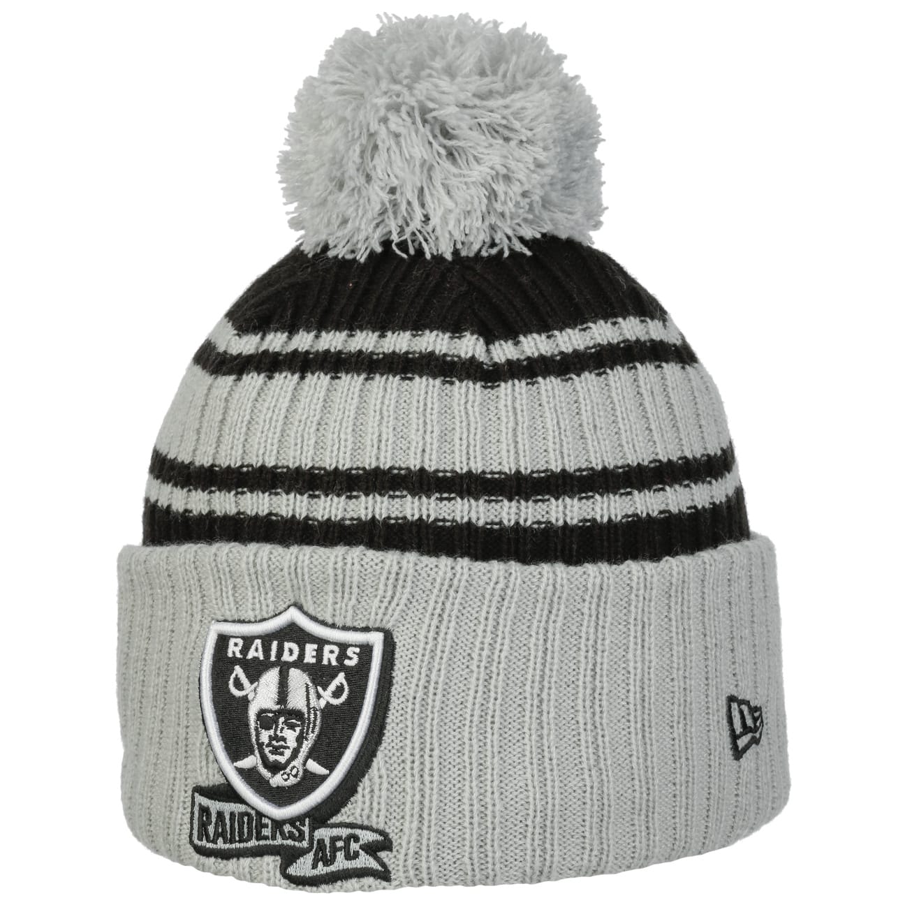 NFL 22 SPRTKNT Raiders Beanie Hat by New Era - Main Image