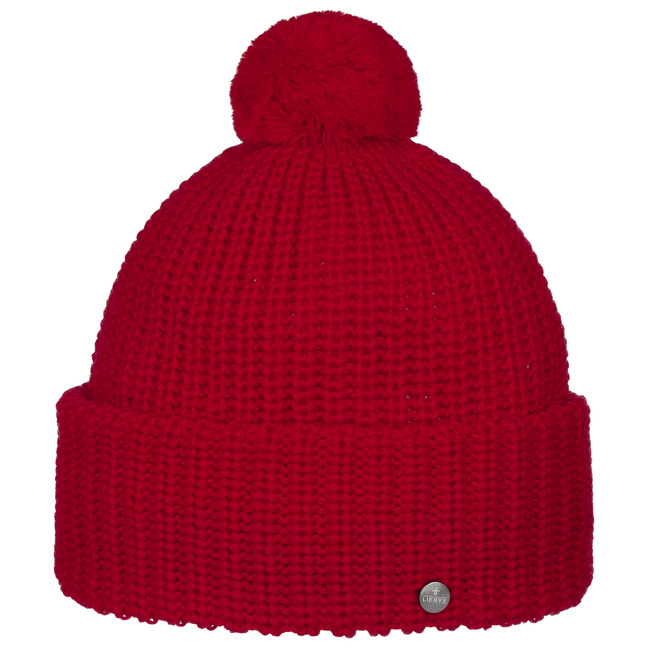 red wooly hat