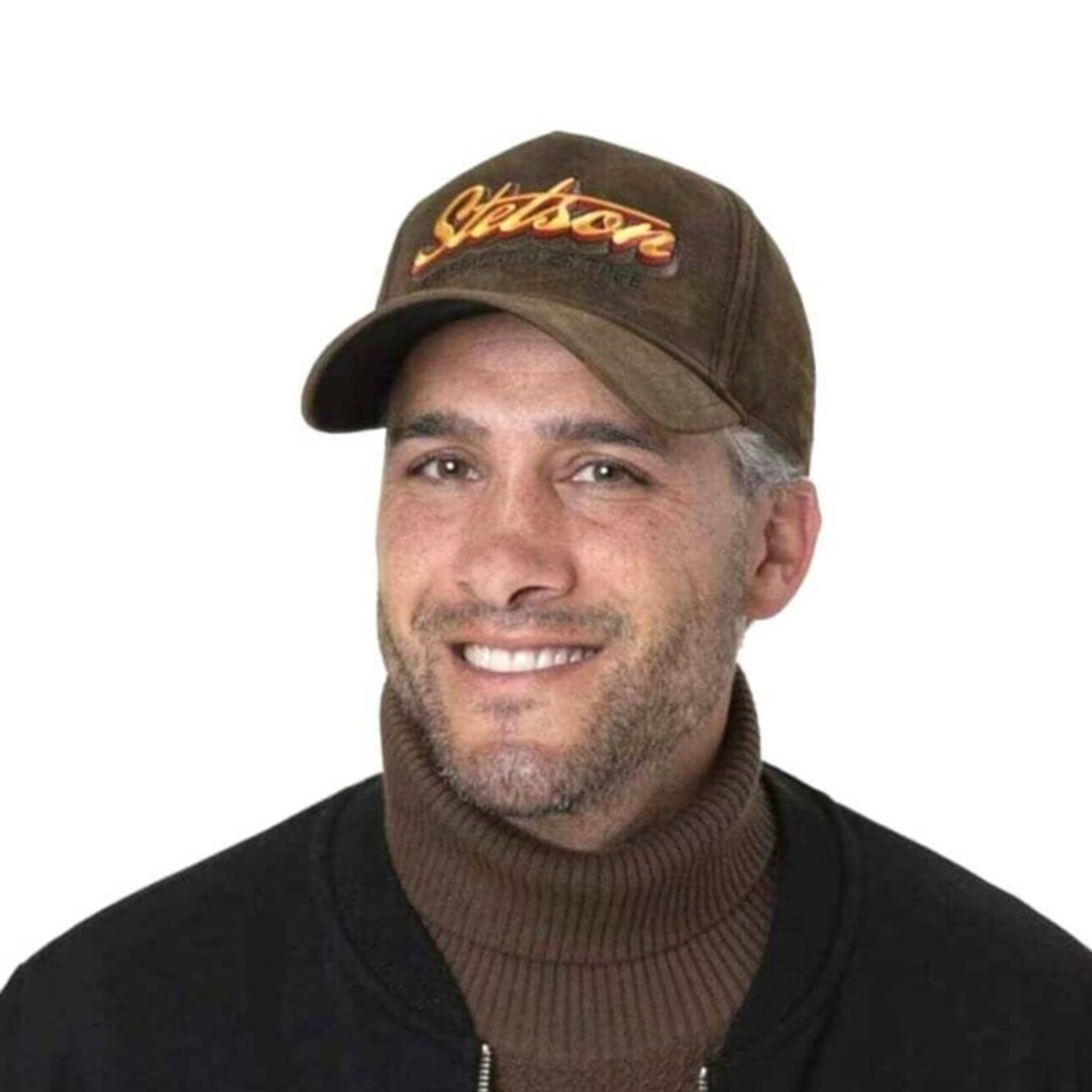 Oily Goat Suede Cap by Stetson - £119.00