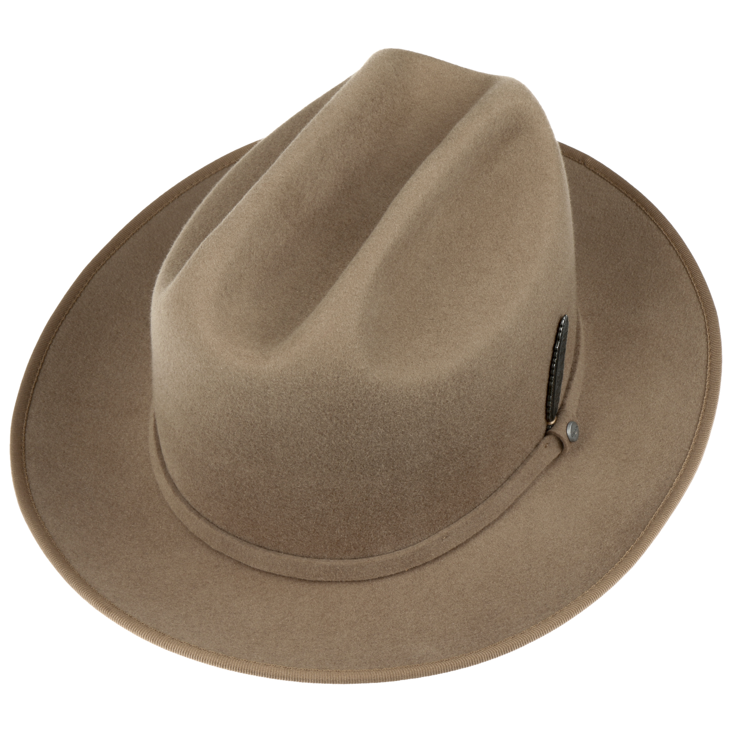 Stetson Brookfield Open Road Hat Cattleman Form 100% Wool Felt