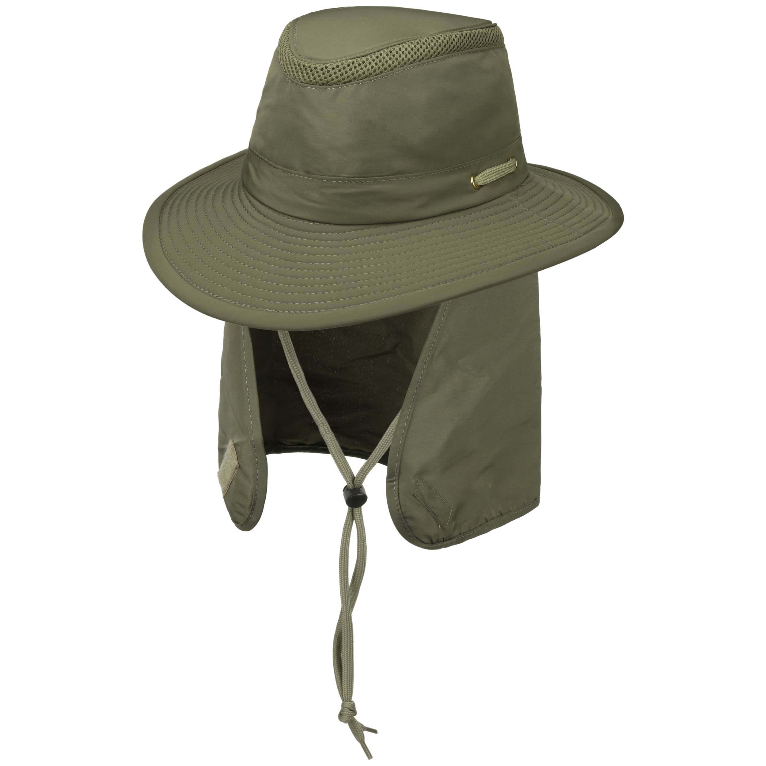 Outdoor Hat With Neck Protection by Conner - Olive - Female - Size: M (56-57 cm)