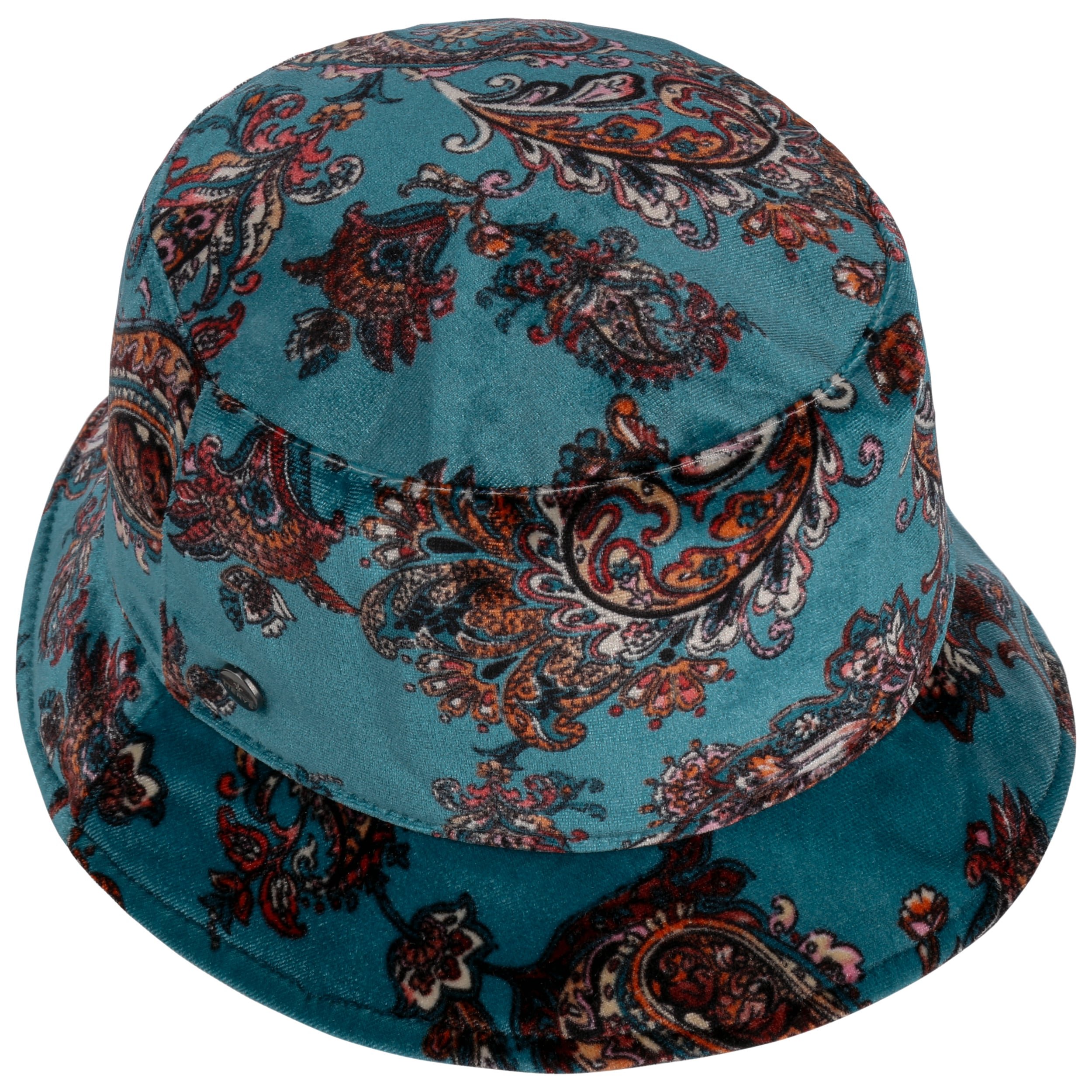 Paisley Velvet Bucket Hat by Lierys 