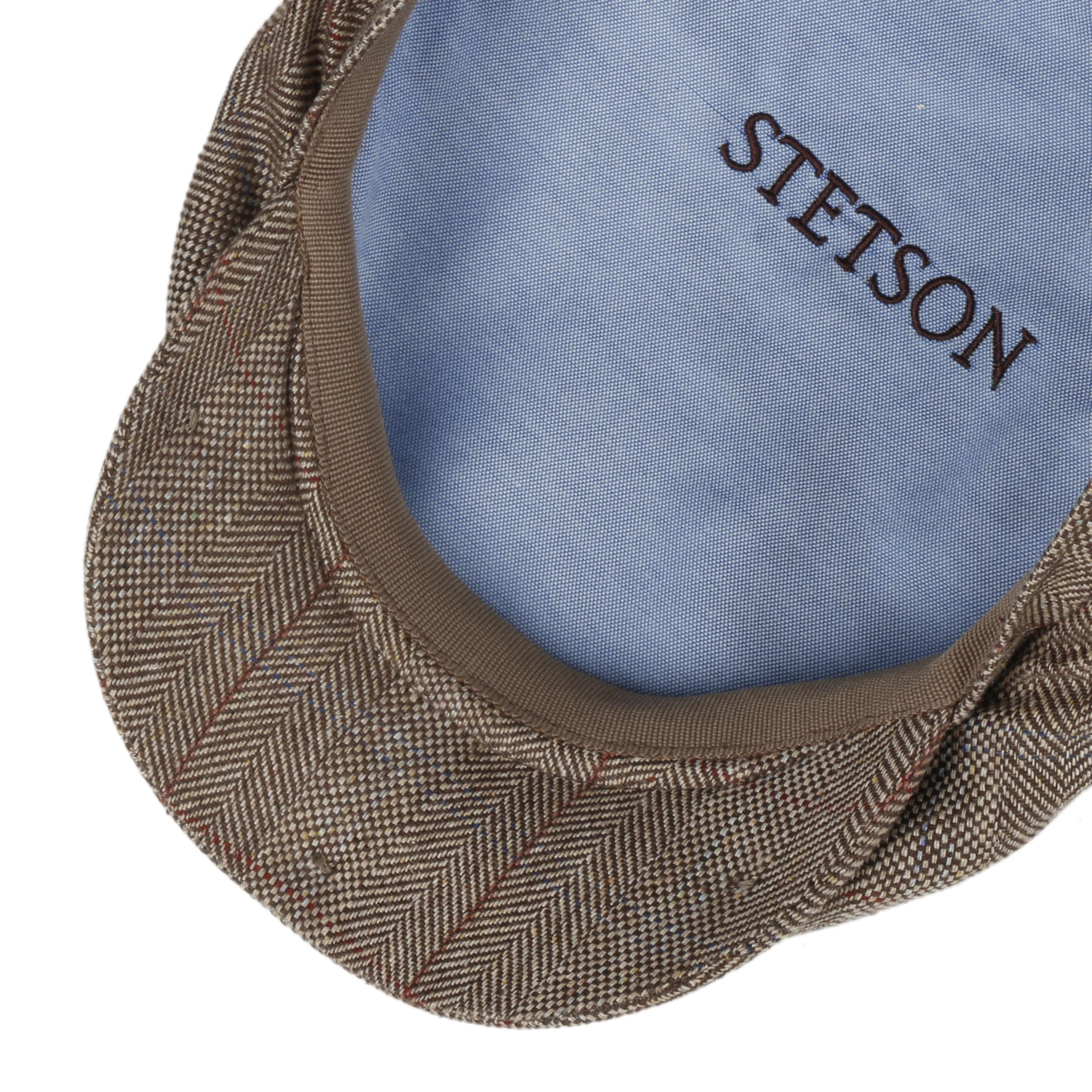 Stetson Pascoli Herren Flatcap - 100% Seide Mit UV-Schutz 40