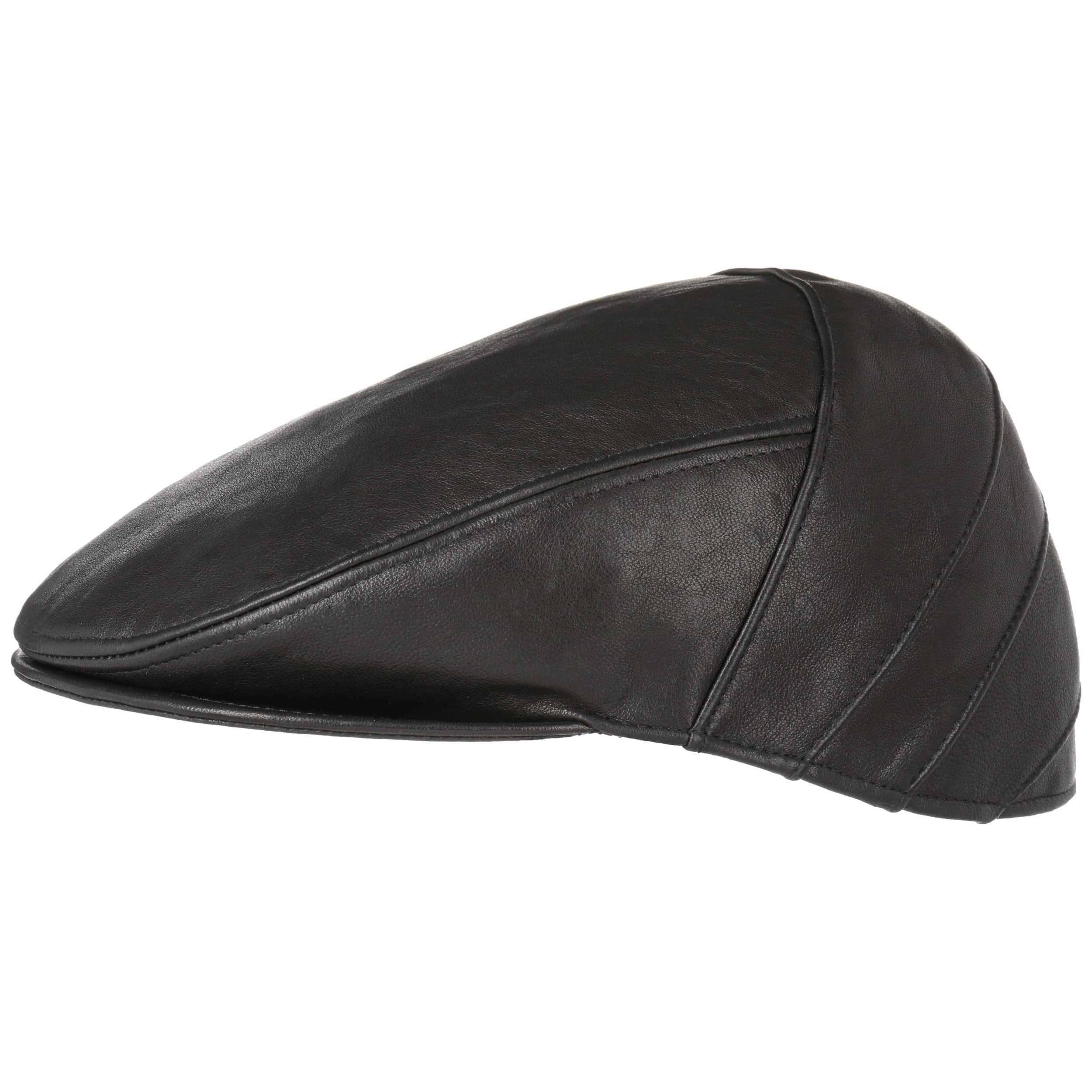 borsalino leather cap