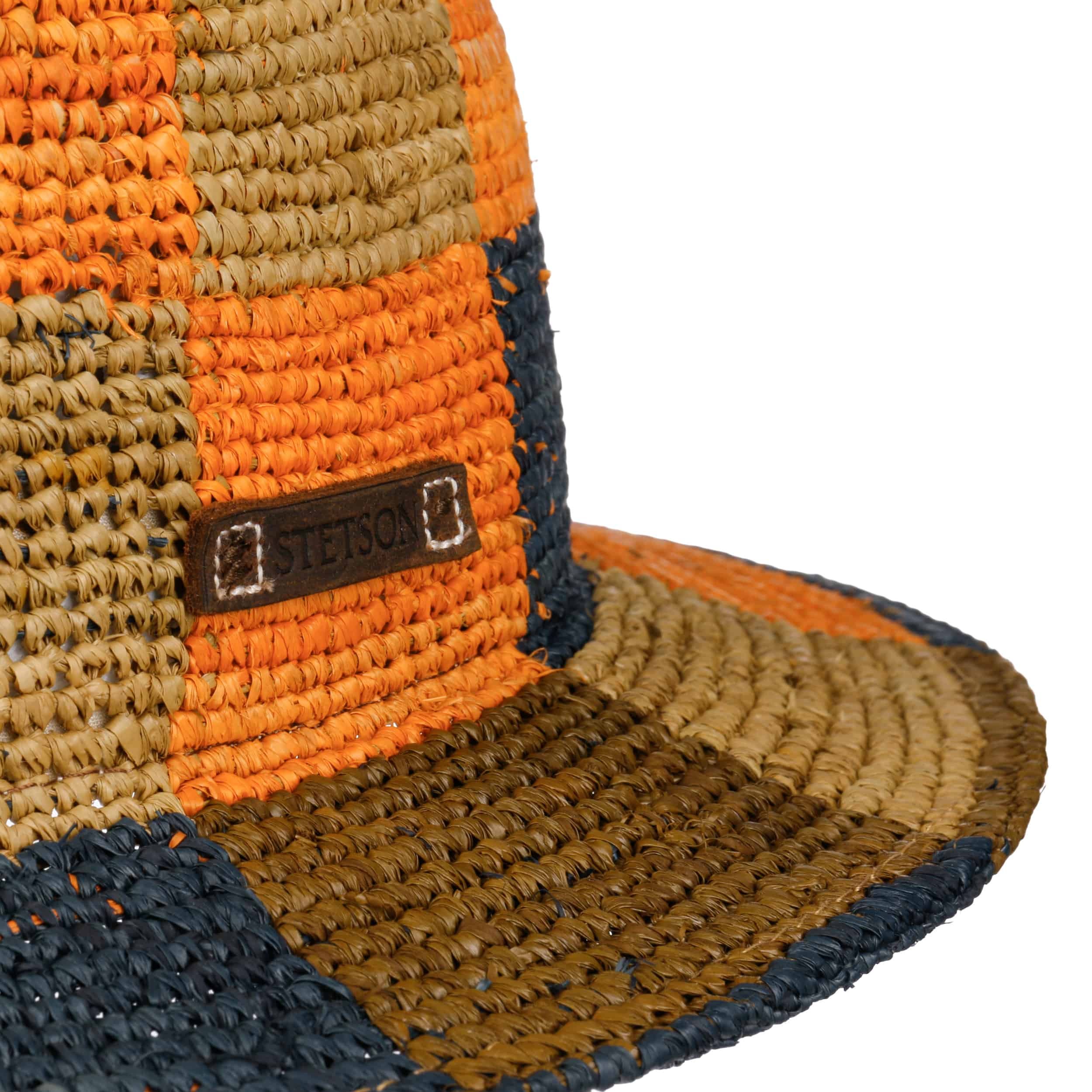 Patchwork Crochet Bucket Hat by Stetson - £149.00