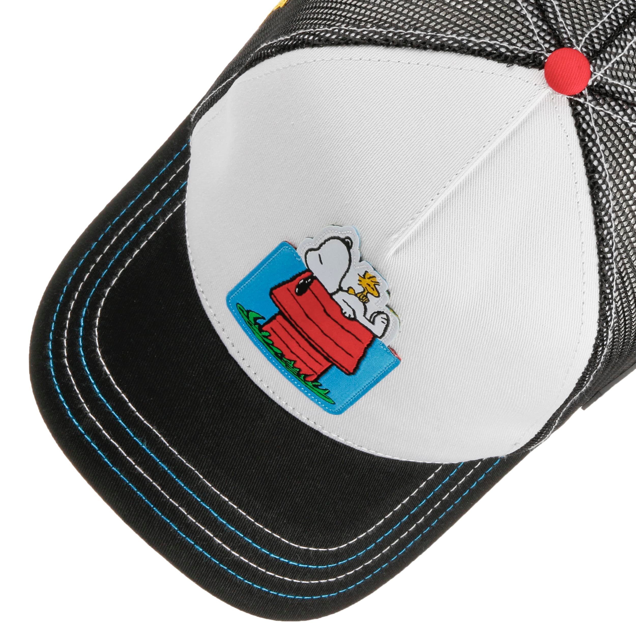 Peanuts Snoopy Black Trucker - Capslab - View #5