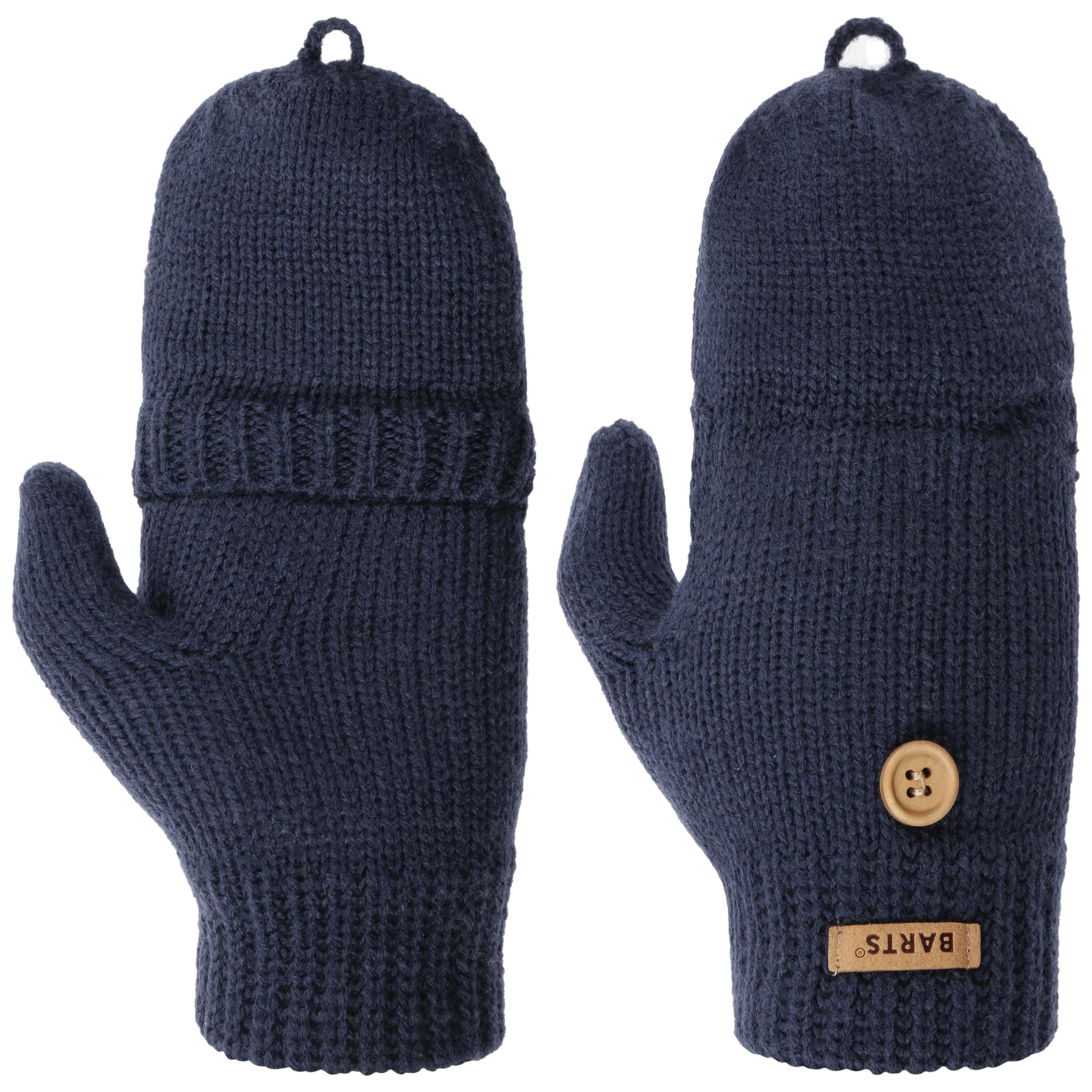 fingerless gloves navy