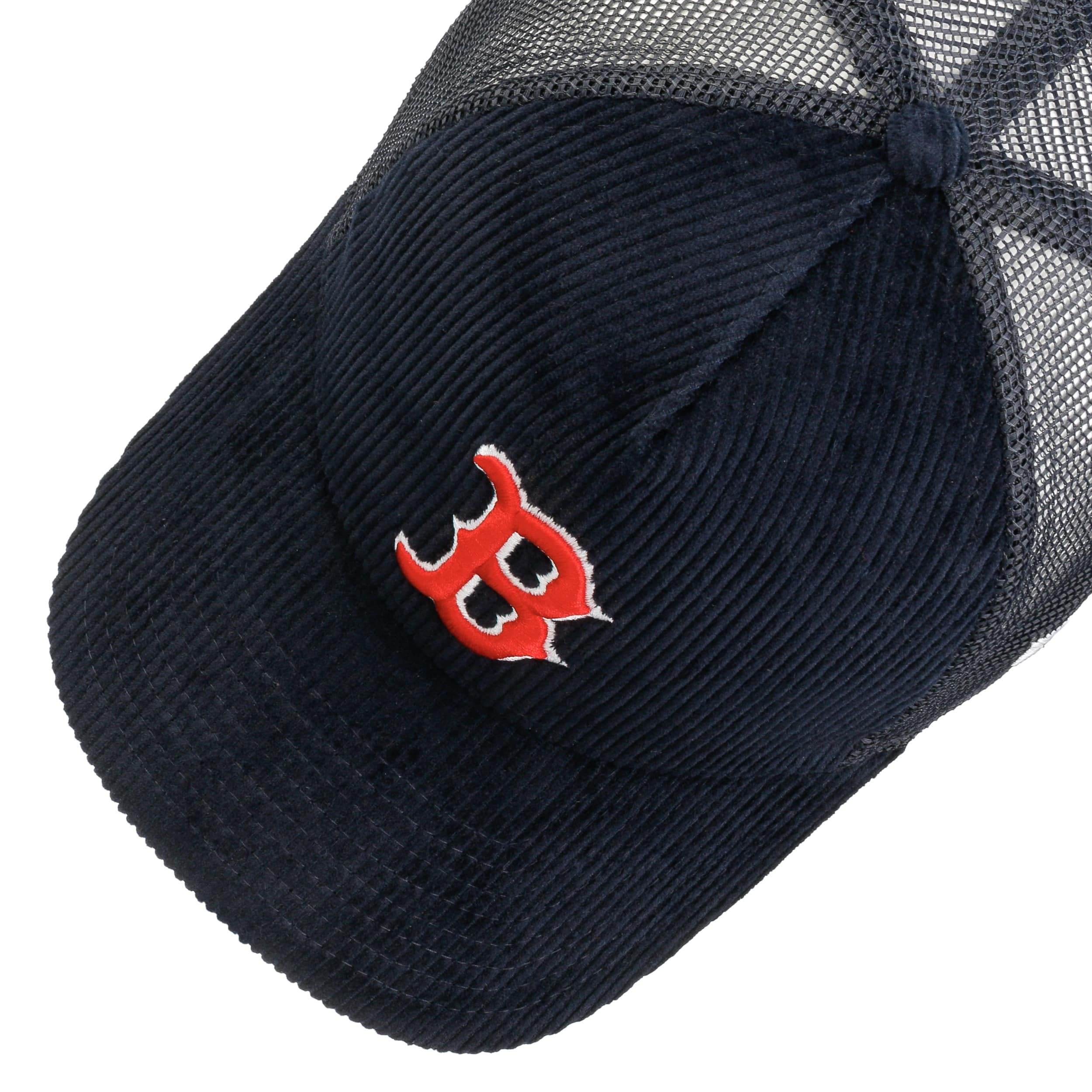 Red Codro Wool Cap Red Sox Cord Trucker Cap by New Era - £35.95
