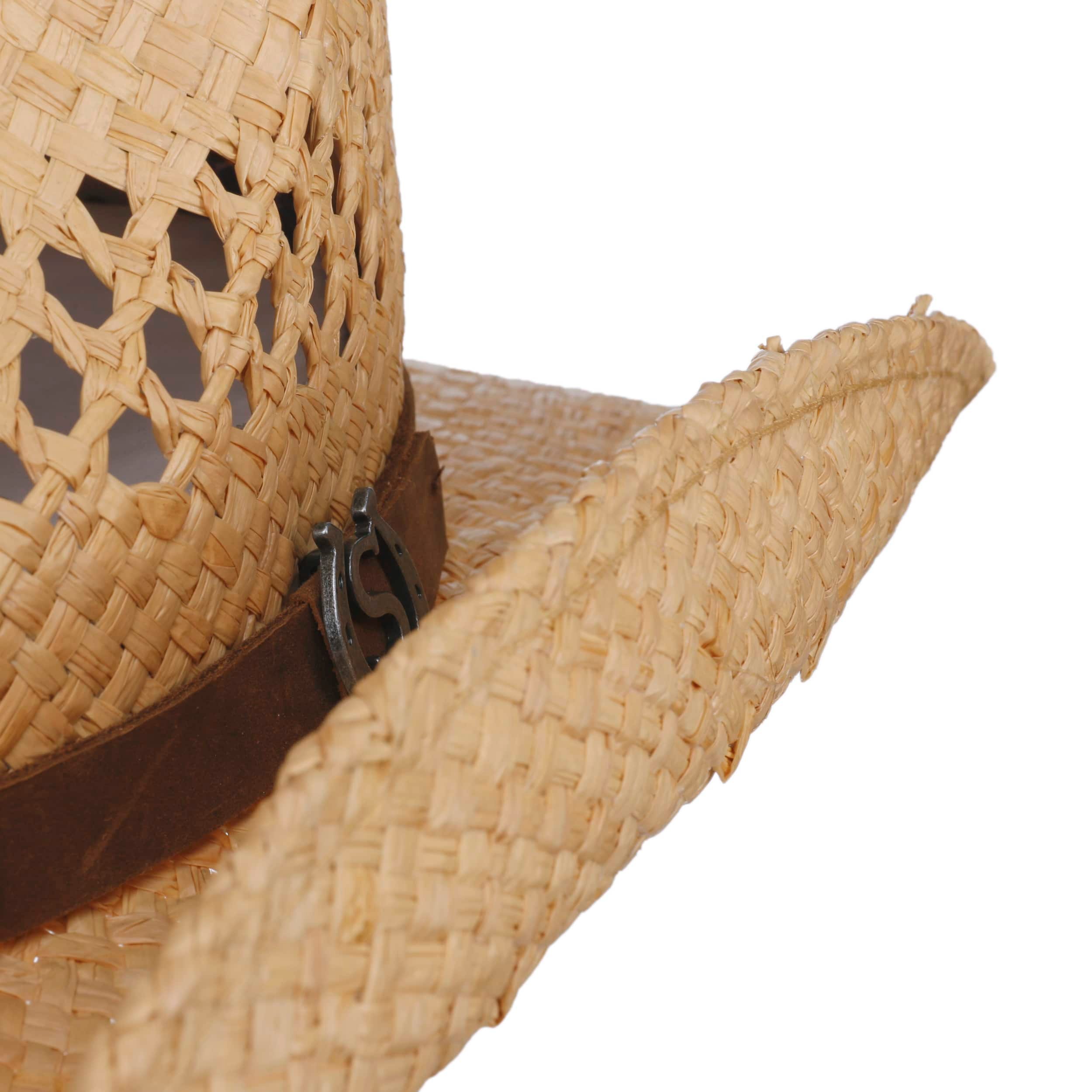 Beige cowboy hoed stetson - Western Raffia natural Stetson