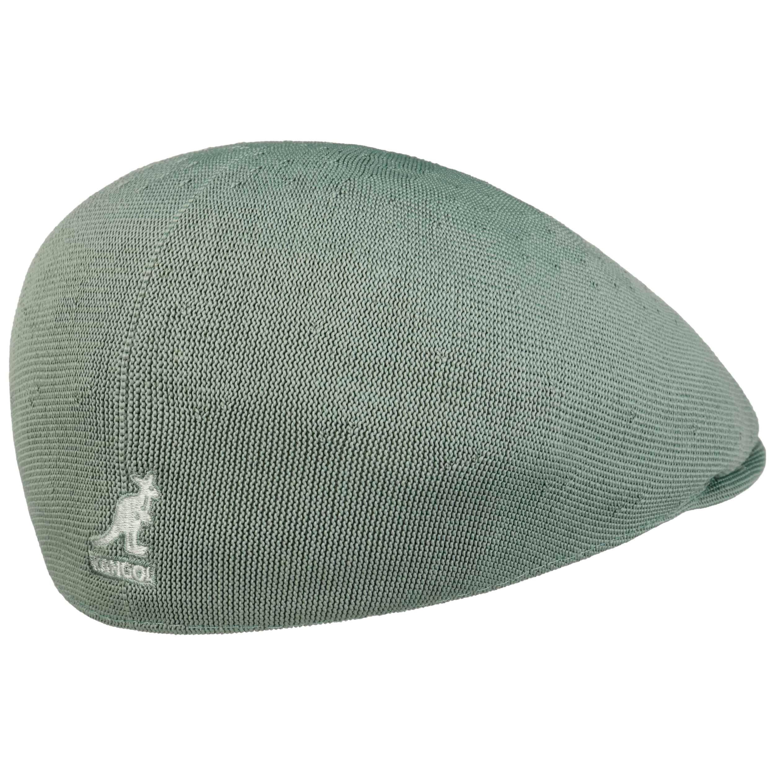 Kangol Digital Stripes 507 Pet Dames/Heren - flat hat met klep voor Lente/ Zomer - M (56-57 cm) grijs-rood