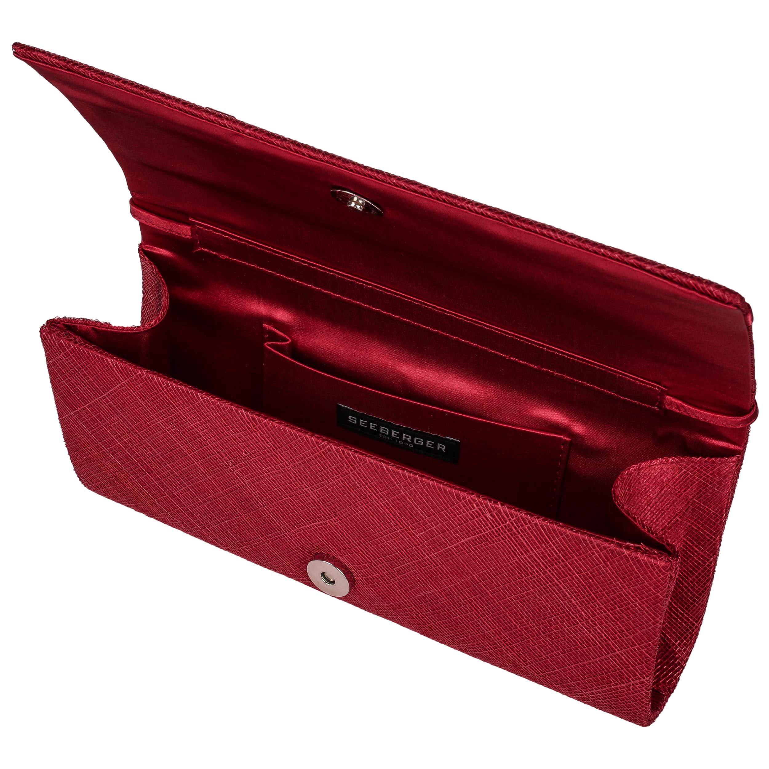 Dark red clutch online bag uk