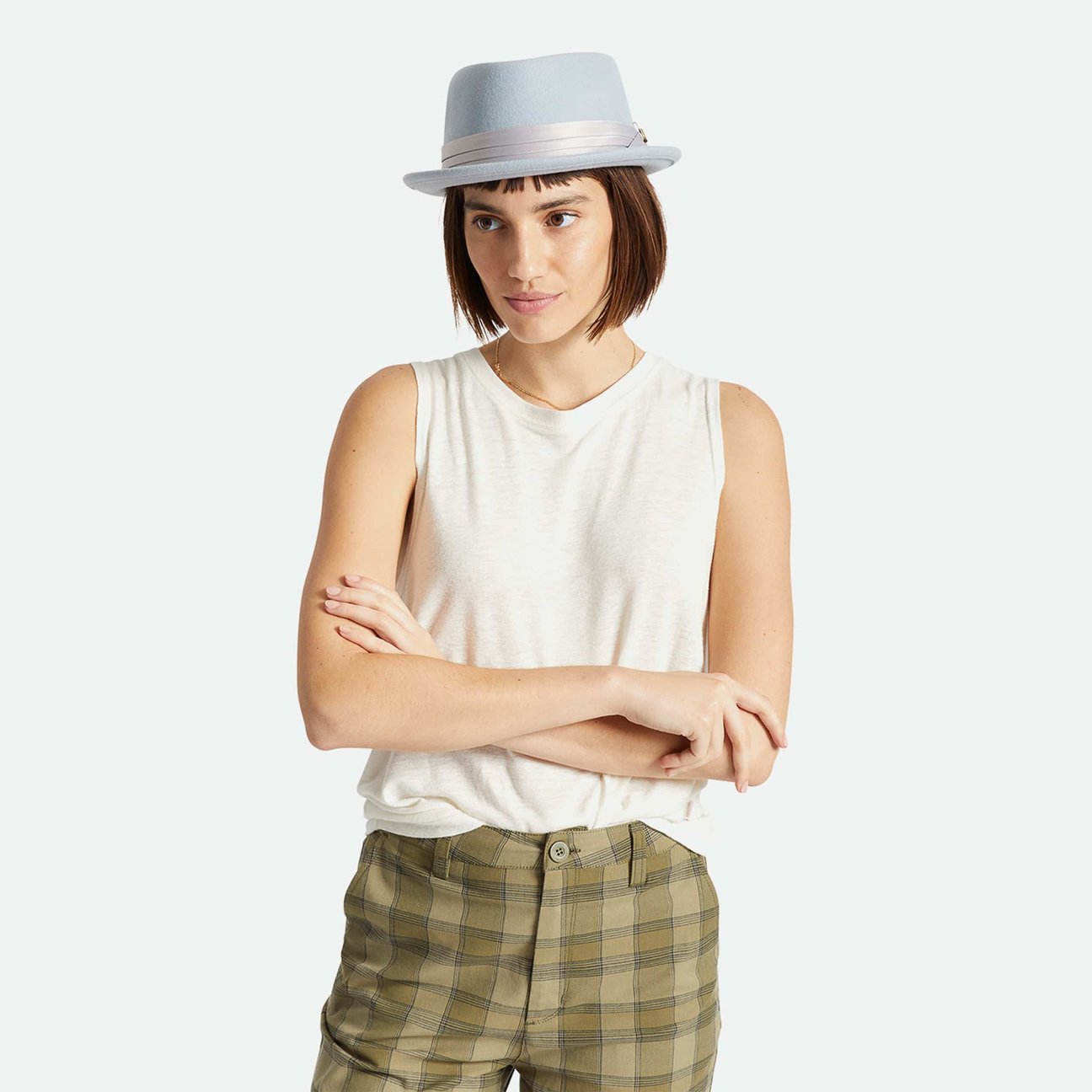 Brixton Stout Pork Pie Hat Black