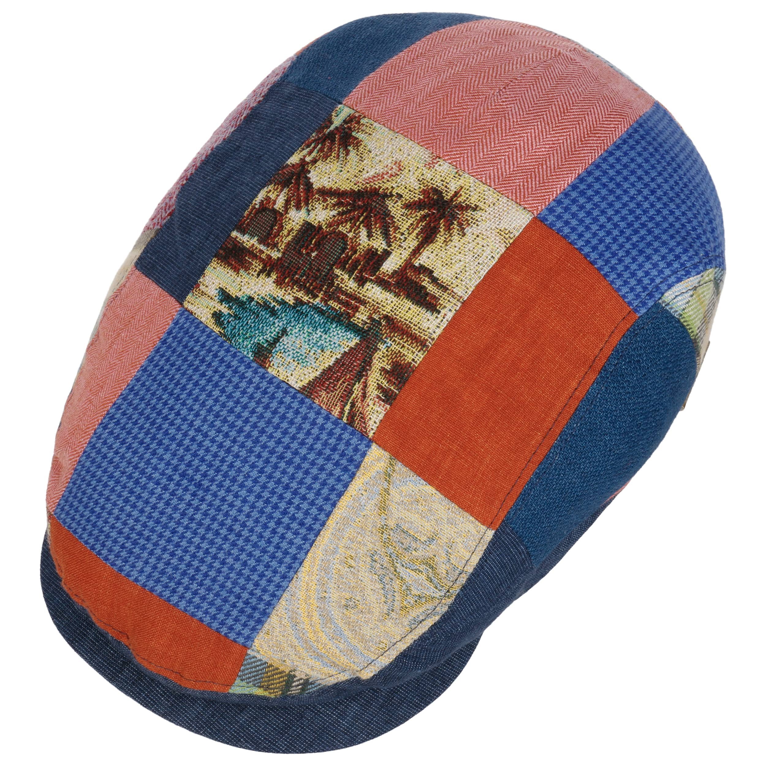 Summer Patchwork Driver Flat Cap by Stetson - £89.00