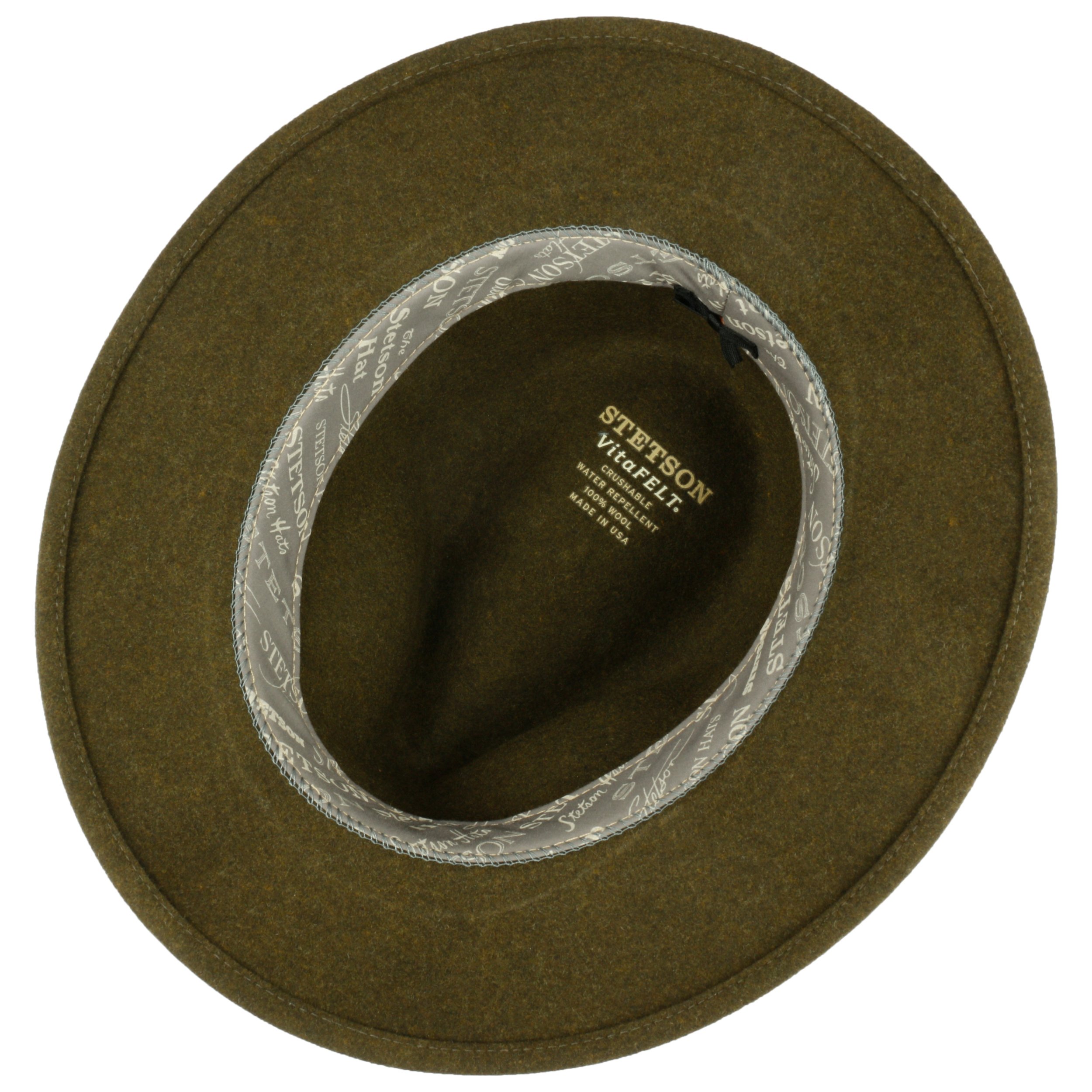 STETSON CRUSHABLE Vita FELT WOOL100%　美品 Tambston VitaFelt Wool Hat by Stetson - £219.00