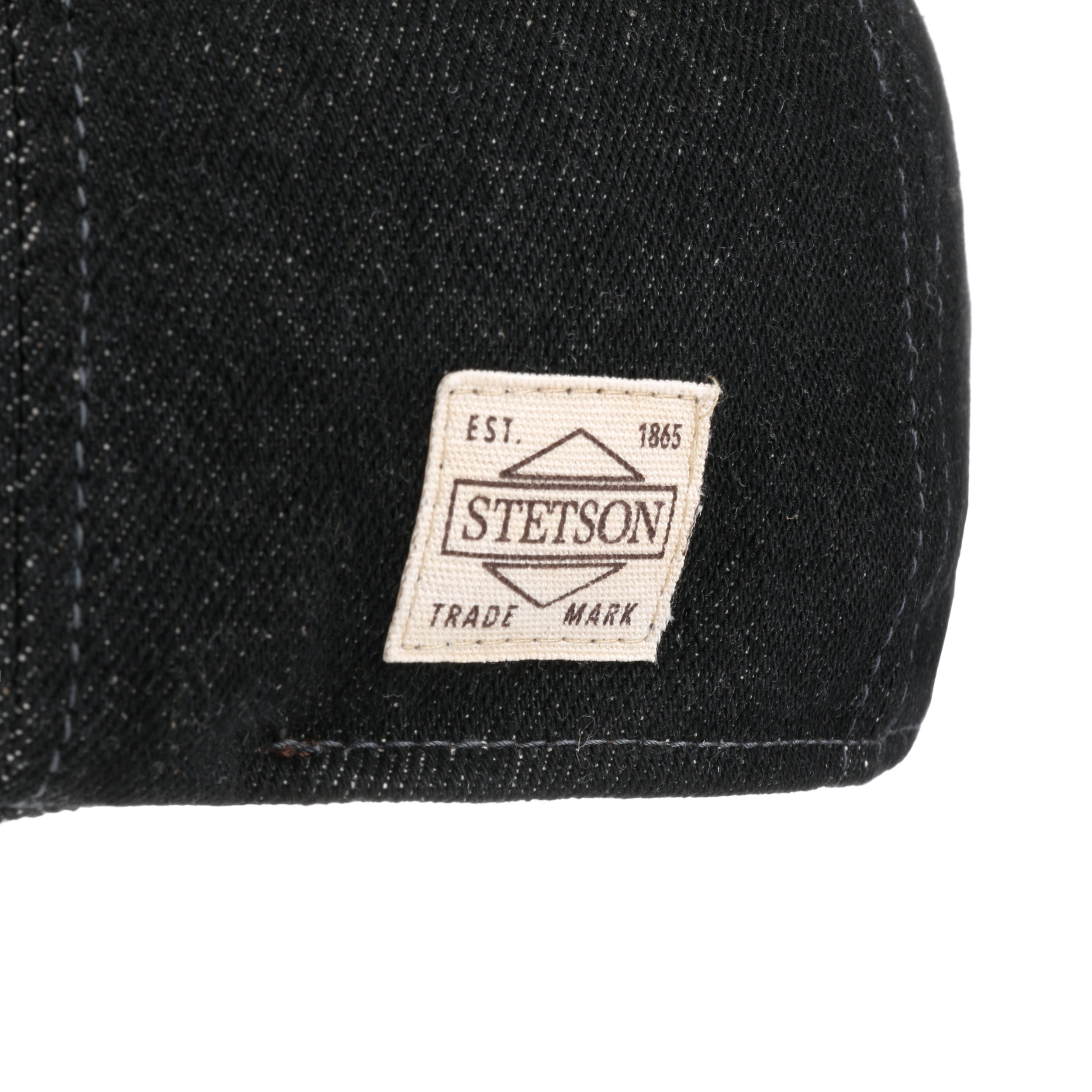 Casquette Stetson Pour Homme - Style Texas En Denim Robuste, Doublure Coton, Visière 5.5 Cm - Automne/Hiver