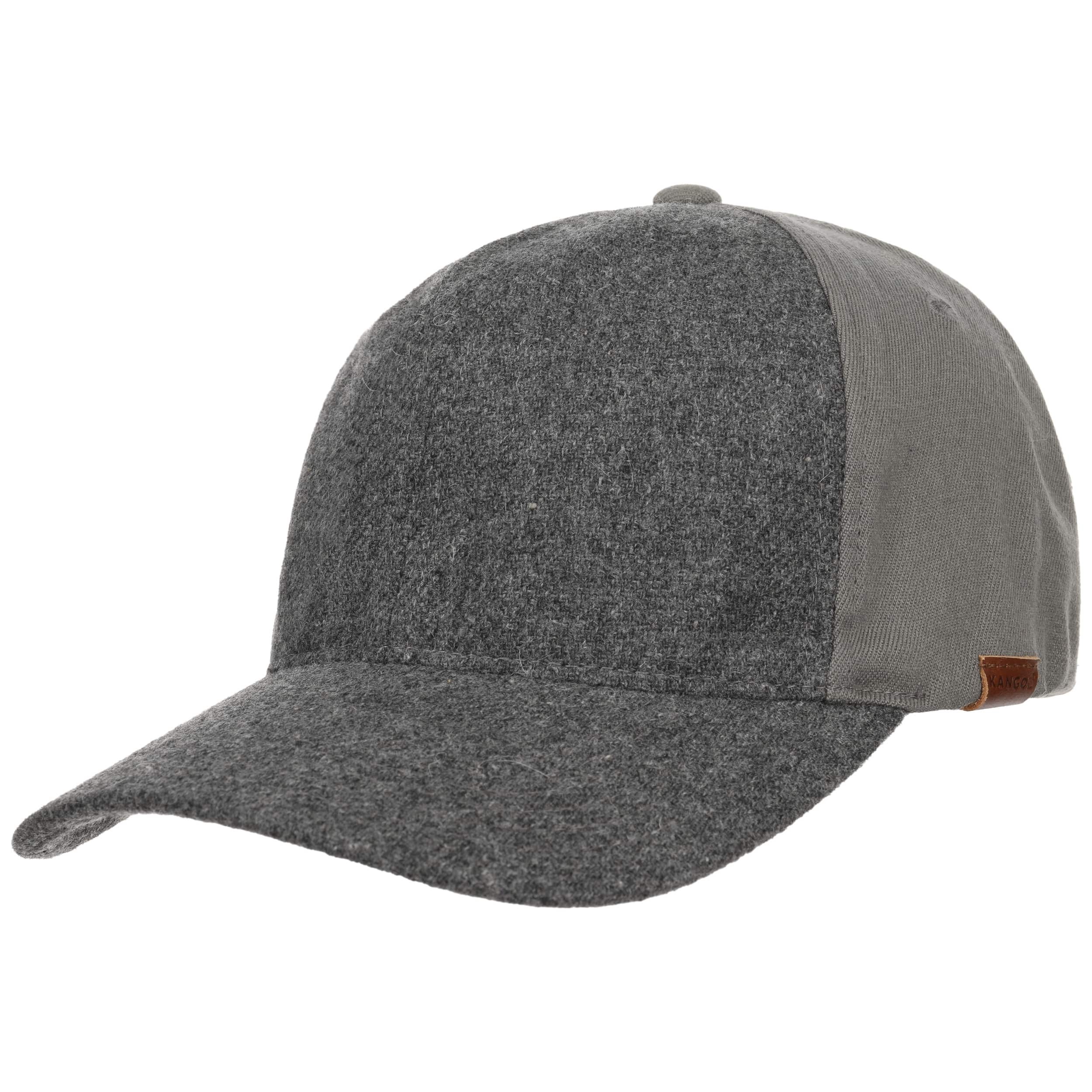 Navy Blue Kangol Textured Wool Flexfit Army Cap