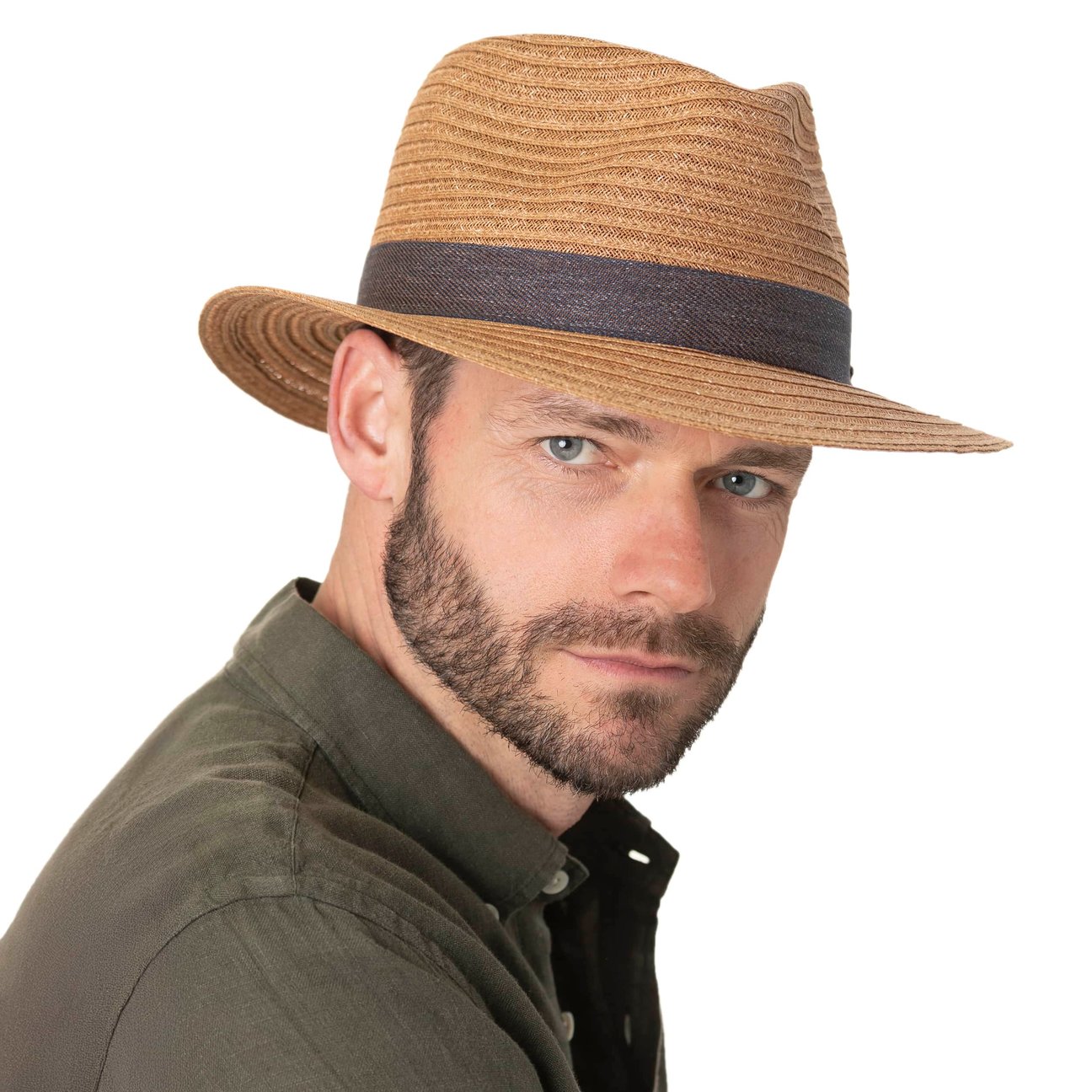 Stefania Toyo Straw Stone Gem Crystal Beach Resort Hat main image 0