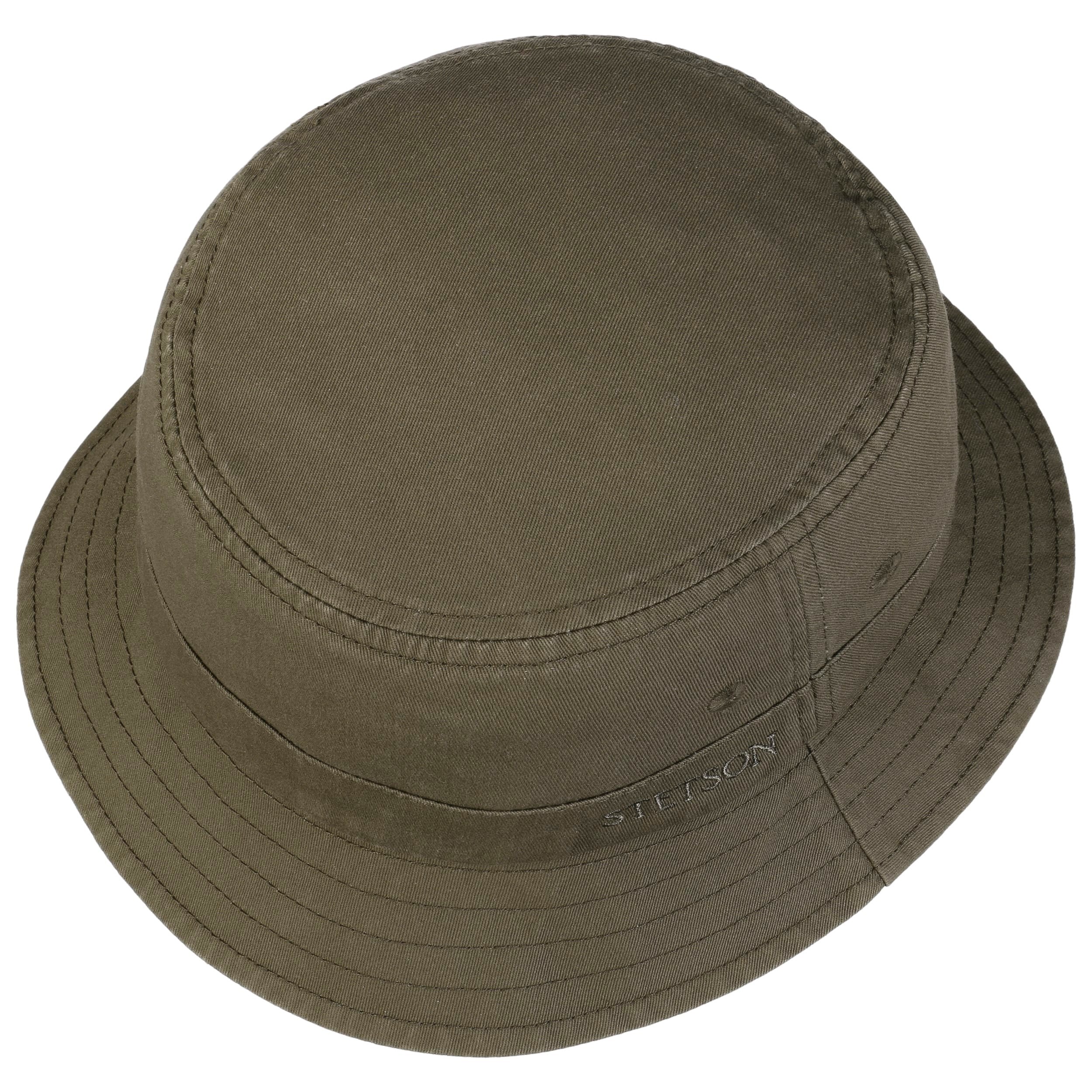 【150th】STETSON  DELUXE スミクロ Twill-Bucket-Hat-with-UV-
