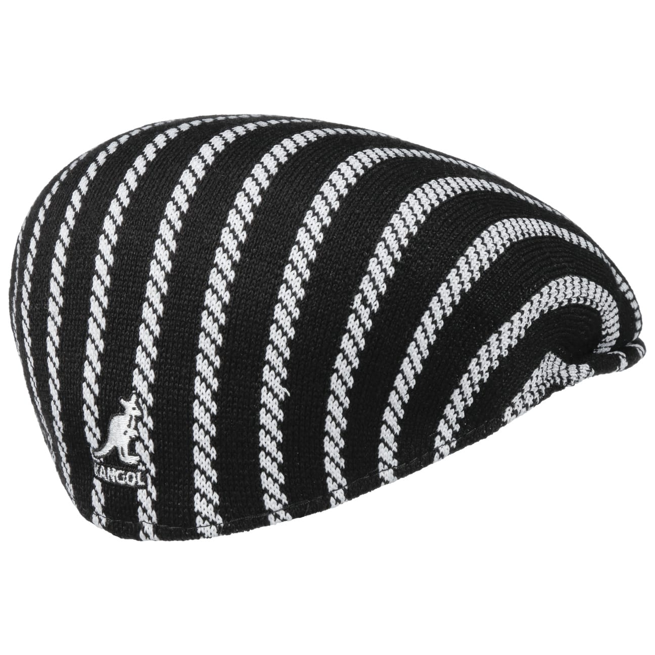 Twist Stripe 504 Flat Cap by Kangol