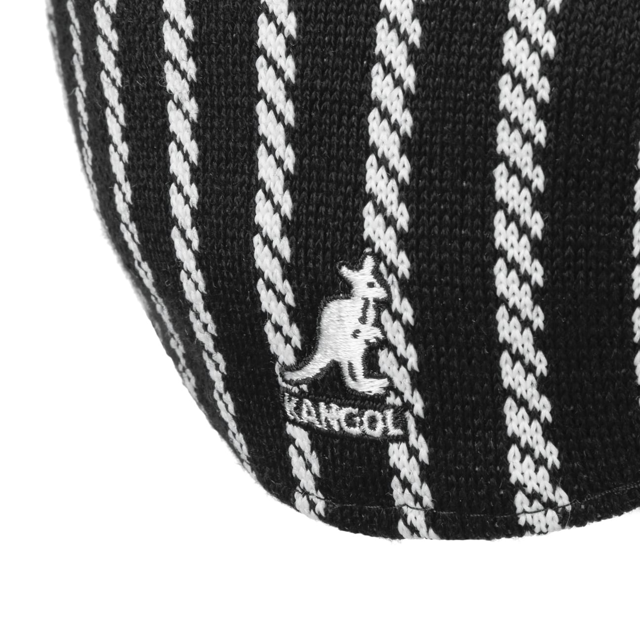 Twist Stripe 504 Flat Cap by Kangol