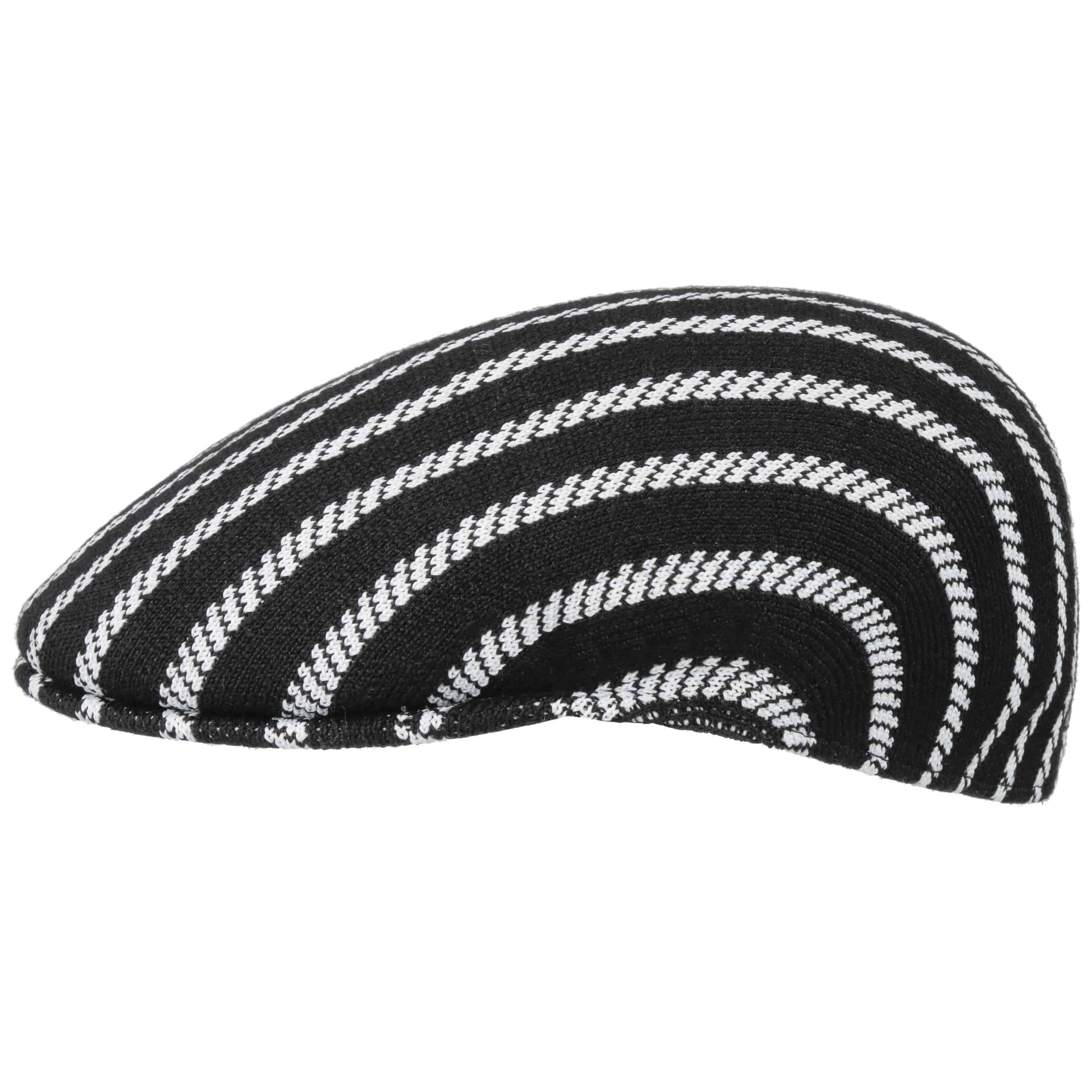 Twist Stripe 504 Flat Cap by Kangol