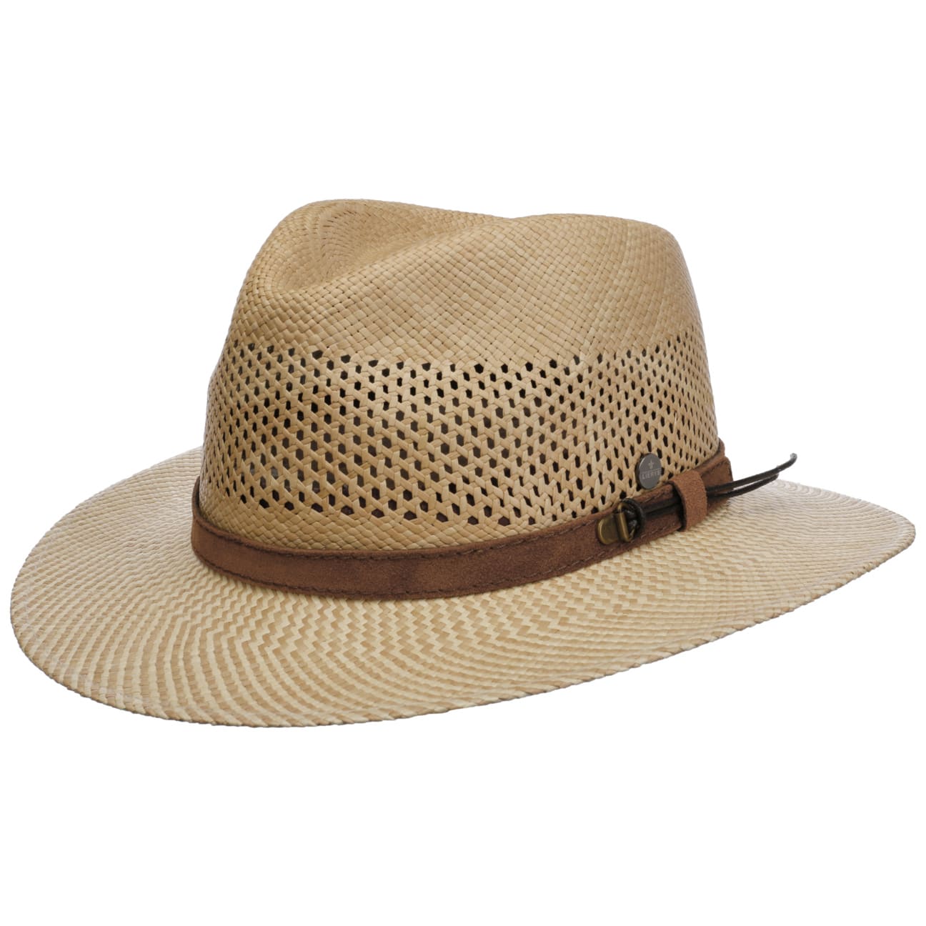 Twotone Brim Traveller Panama Hat by Lierys -- decoding=