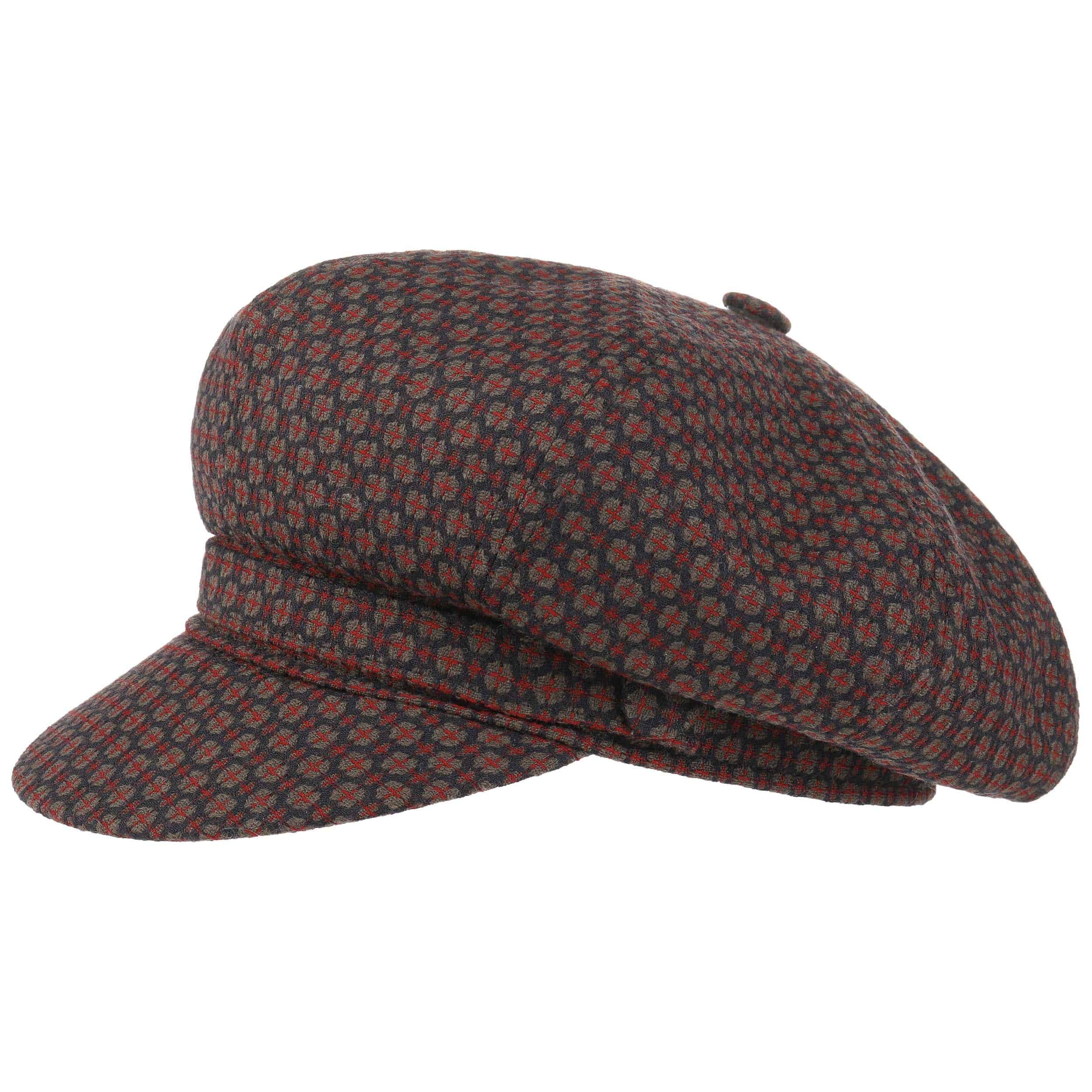 Vendome Virgin Wool Newsboy Cap by Stetson - £99.00