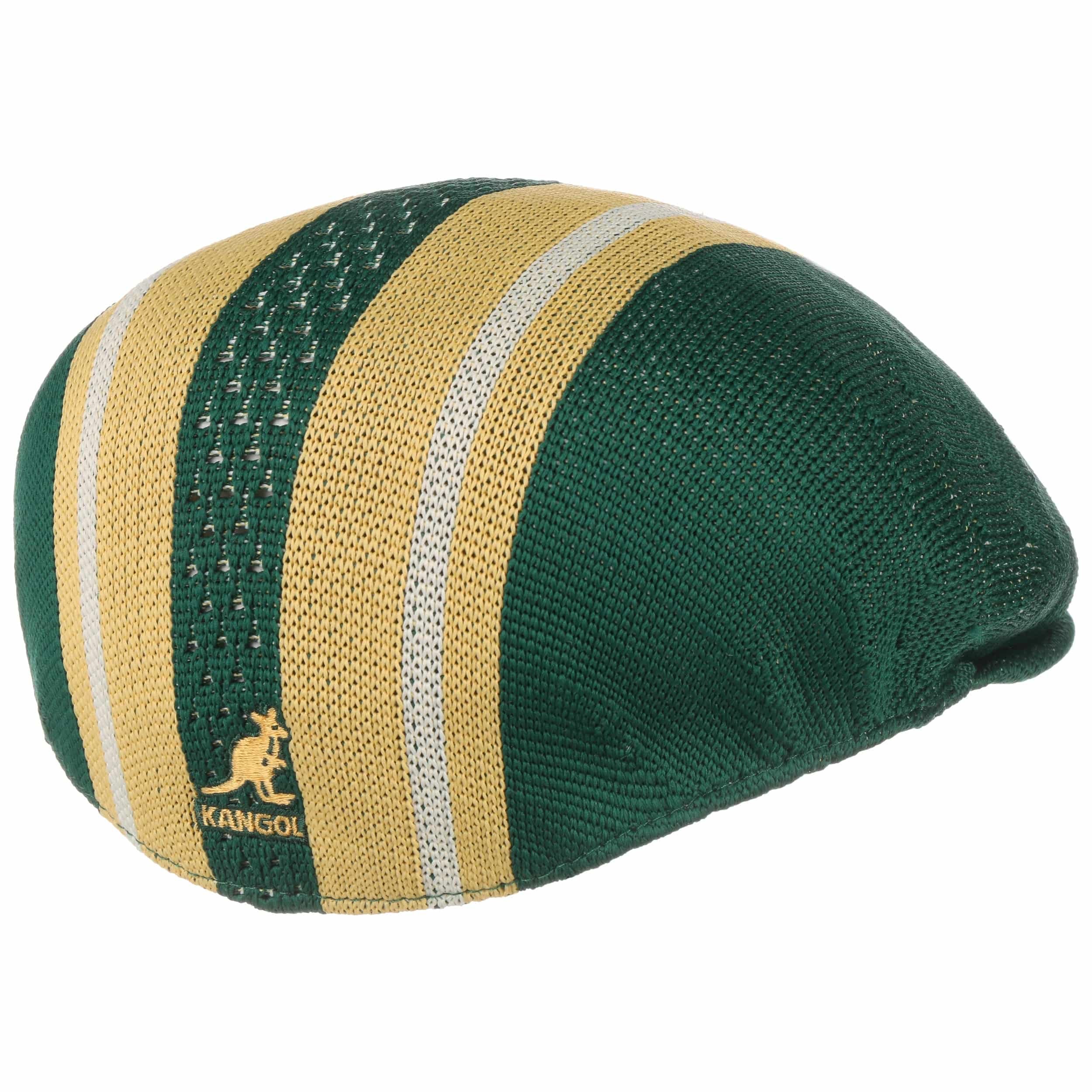 Kangol Block Striped Cotton Blend Knit Flat Cap Great Britain Size Regular Diagonal Stripes Flat Cap by Kangol - 77,95 € main image 2