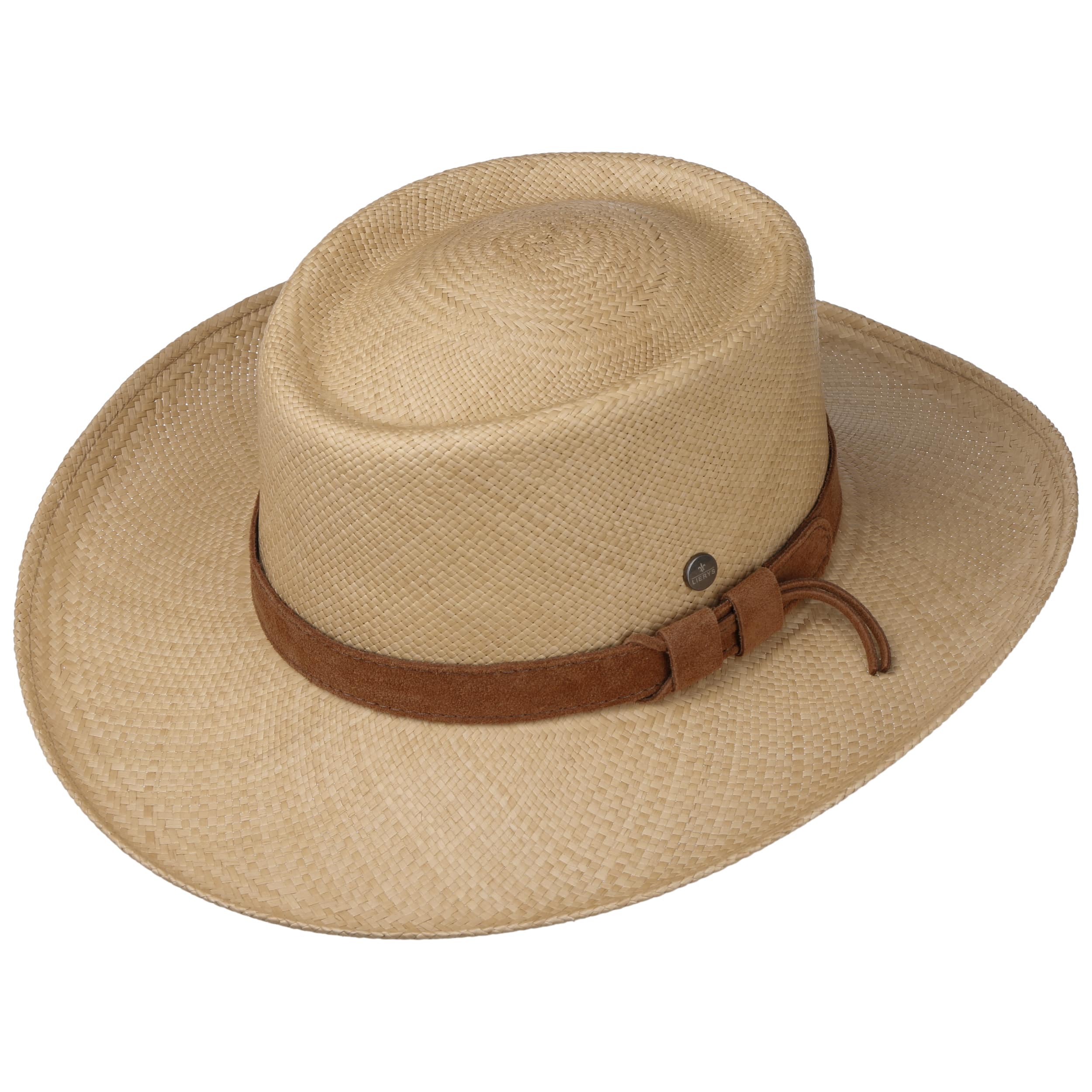 Leather Gambler Hat -   UK