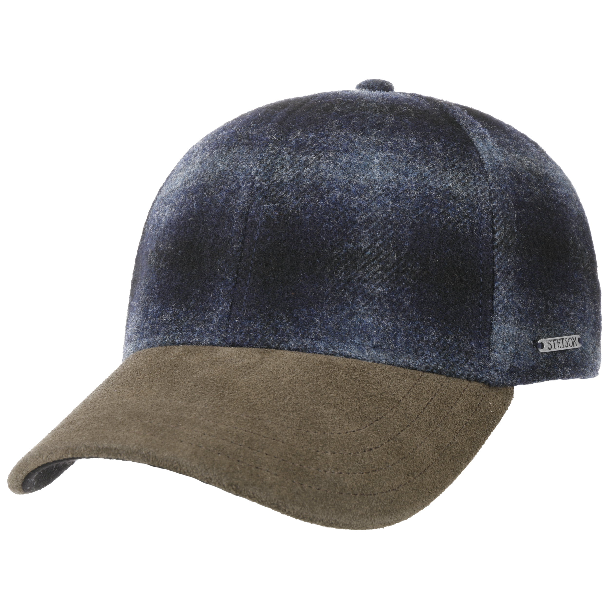 Walcott Wool Check Cap by Stetson 79.00